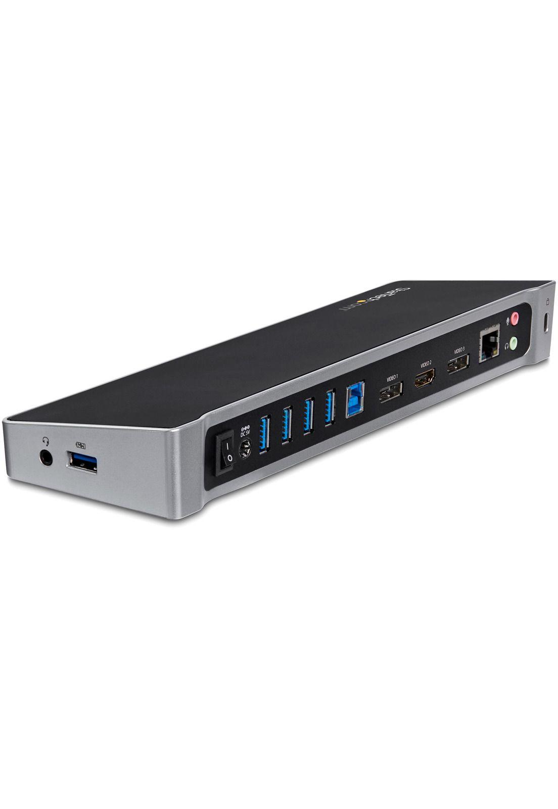 Docking Station Startech USB 3.0 | 3 Monitores 1 HDMI 2 DP-2