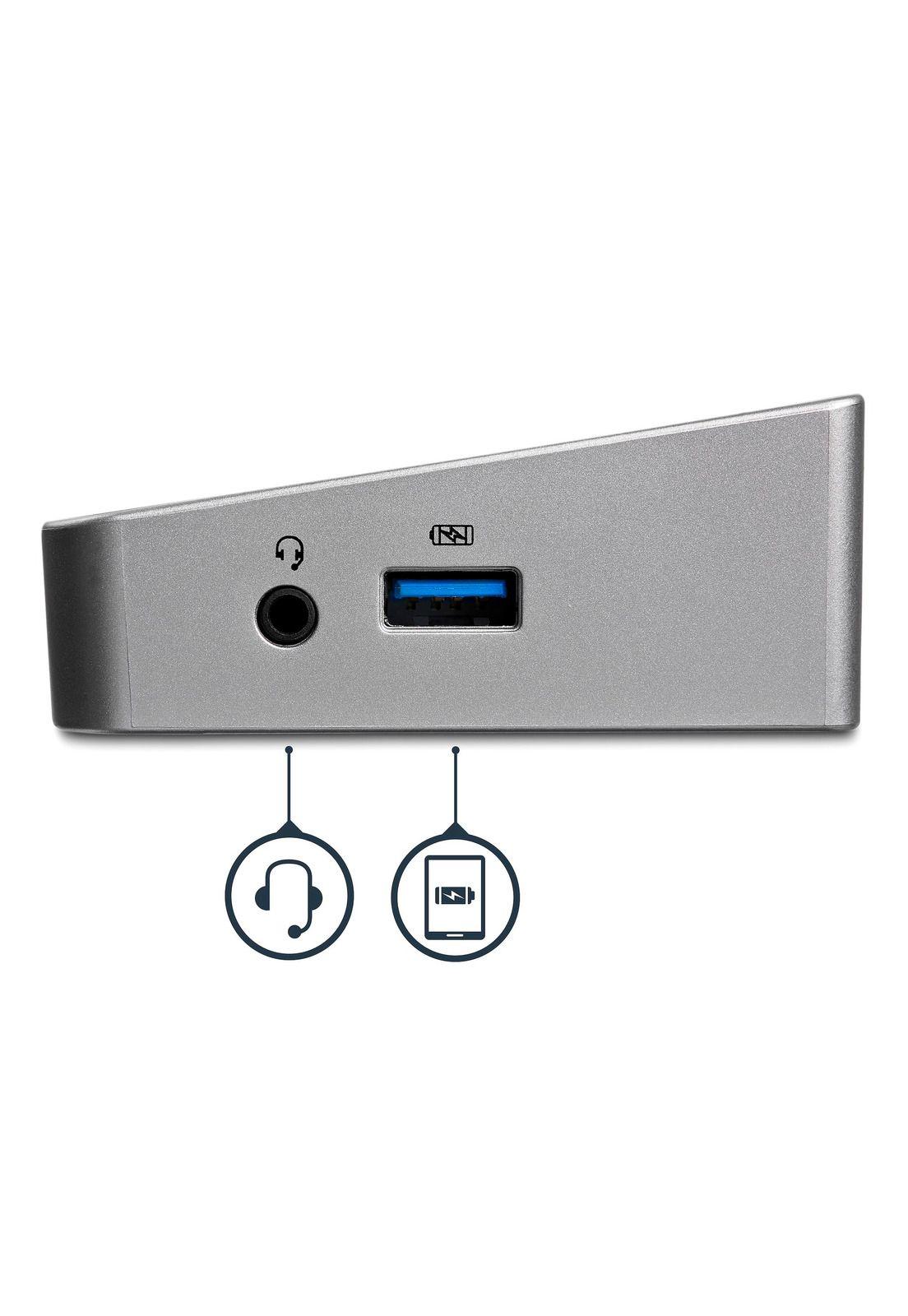 Docking Station Startech USB 3.0 | 3 Monitores 1 HDMI 2 DP-3
