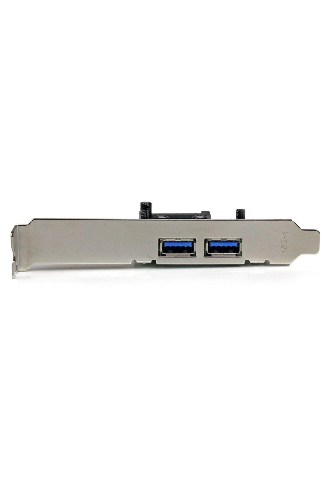 Tarjeta PCI Express 2 Puertos USB 3.0 UASP Alimentación SATA-2