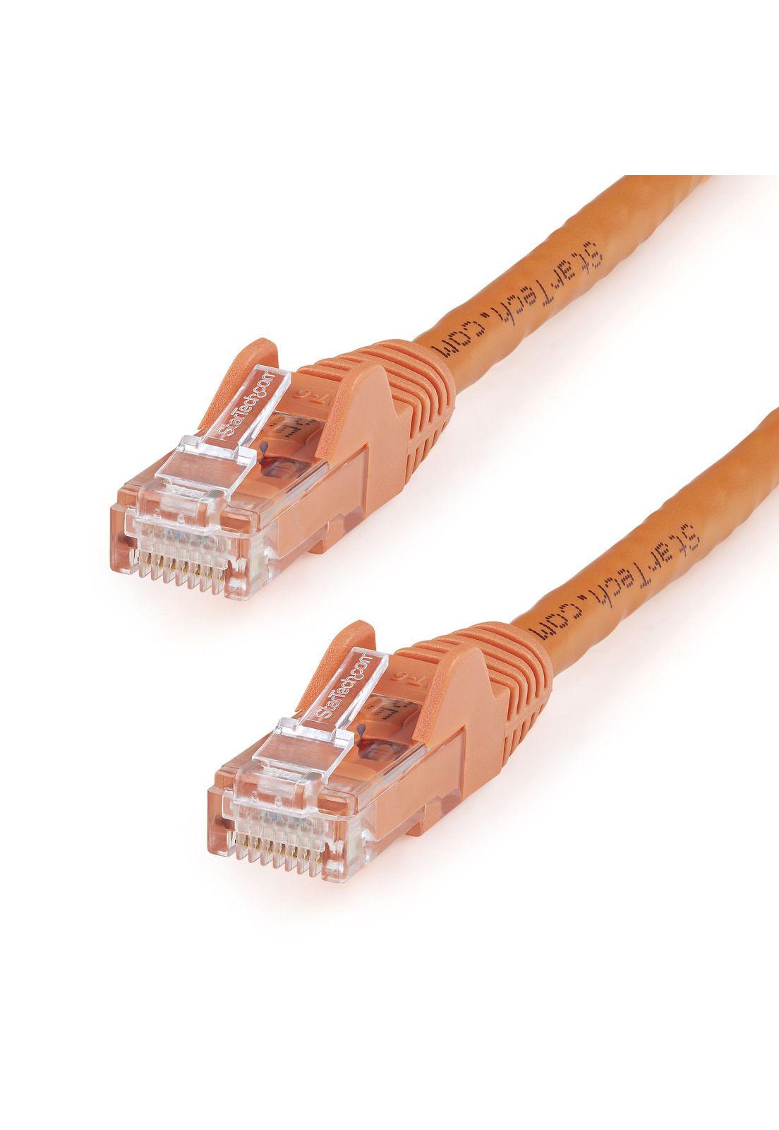 Cable 3m Red Ethernet UTP Cat6 Snagless Naranja RJ45-0