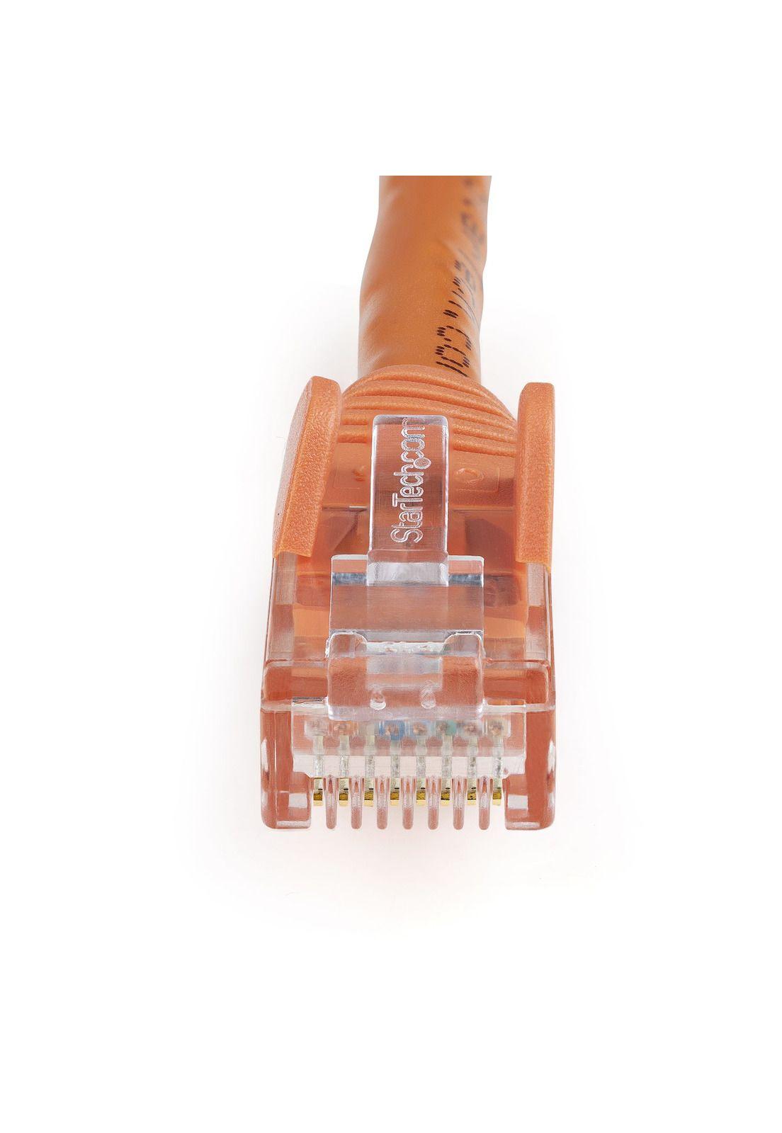Cable 3m Red Ethernet UTP Cat6 Snagless Naranja RJ45-1