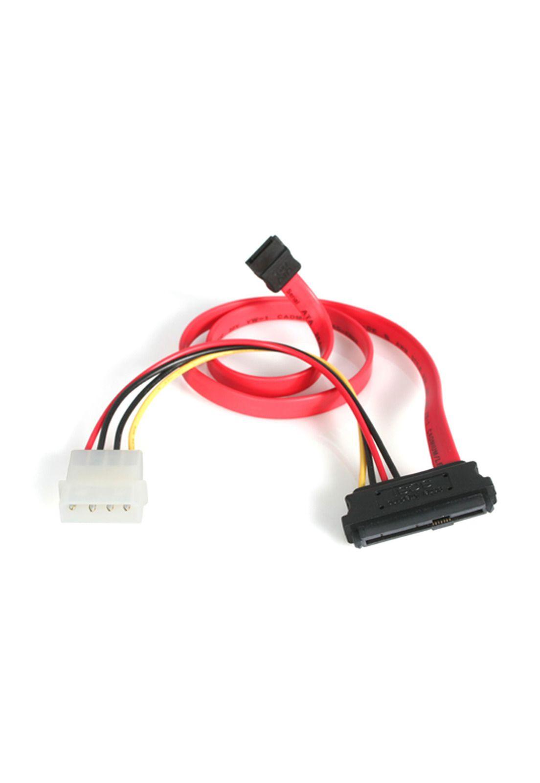Cable Adaptador de 45cm Divisor SAS a Molex Macho LP4 y SATA-0