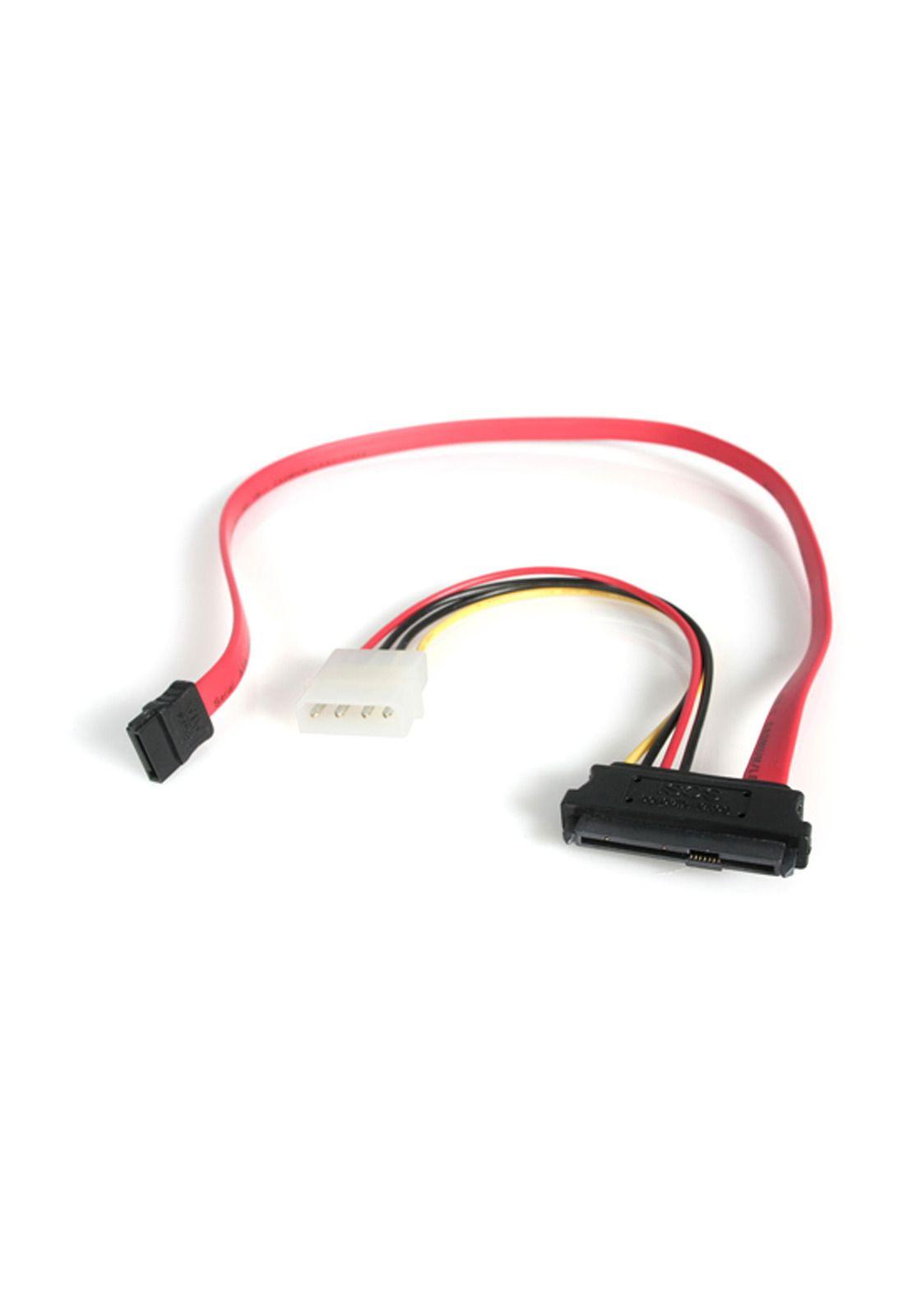 Cable Adaptador de 45cm Divisor SAS a Molex Macho LP4 y SATA-1