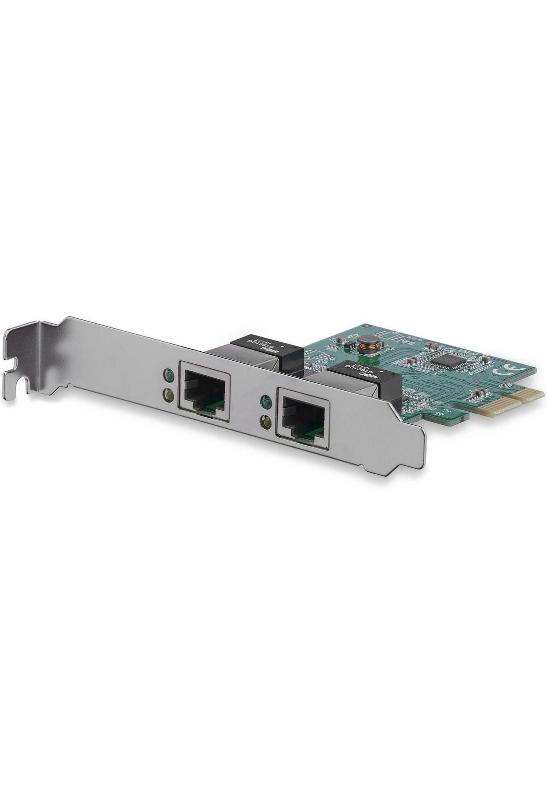 Tarjeta de Red Startech ST1000SPEXD4 PCI-E Gigabit 2 Puertos-0