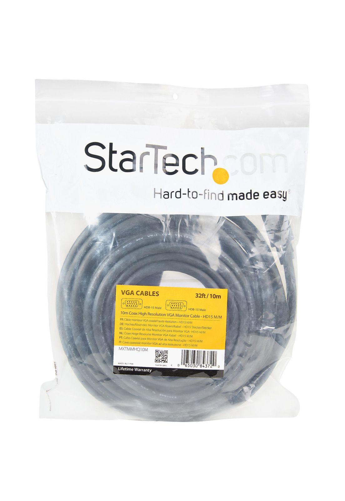Cable 10m Video VGA Coaxial Alta Resolucion HD15-4
