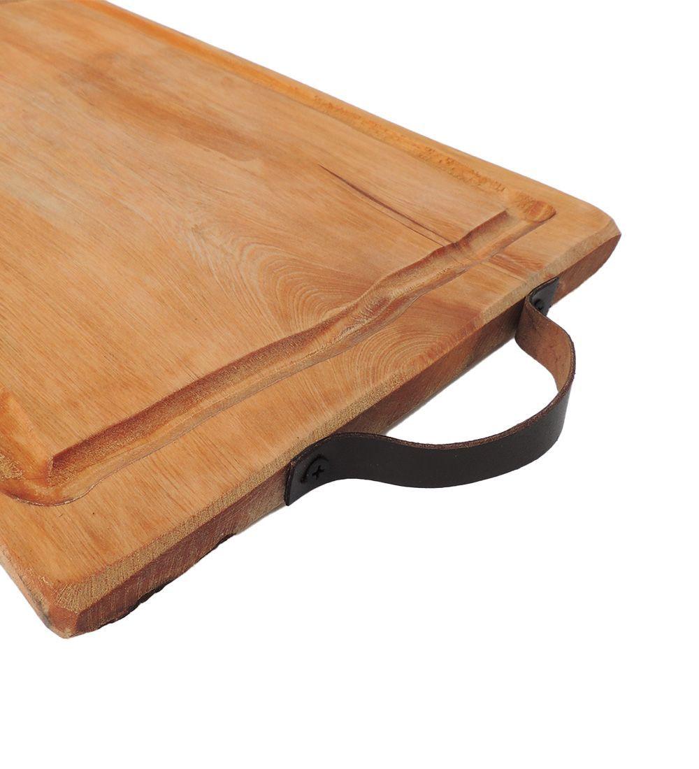 Tabla doble mango cuero 45 cm Terracielo-1