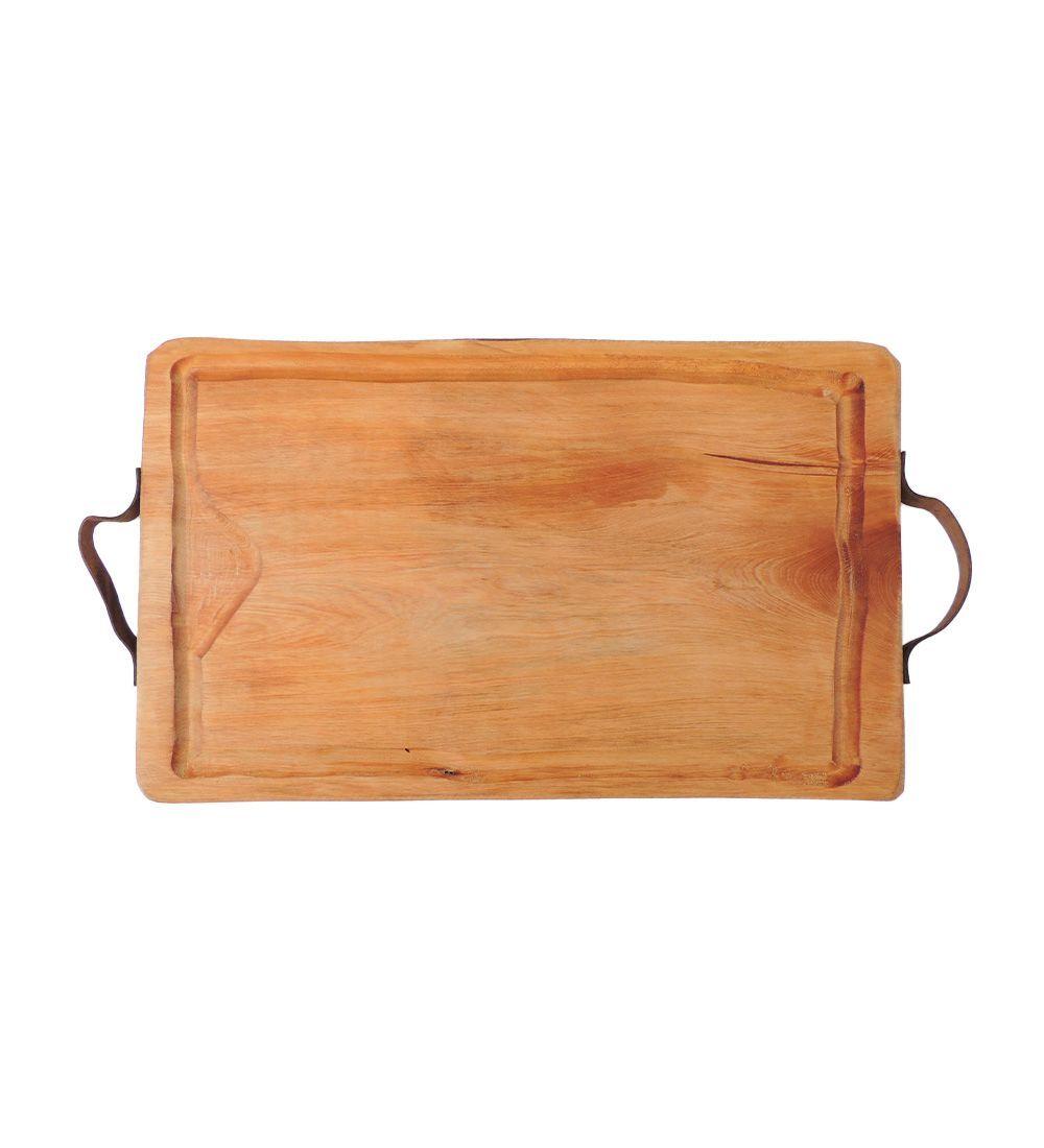 Tabla doble mango cuero 45 cm Terracielo-0