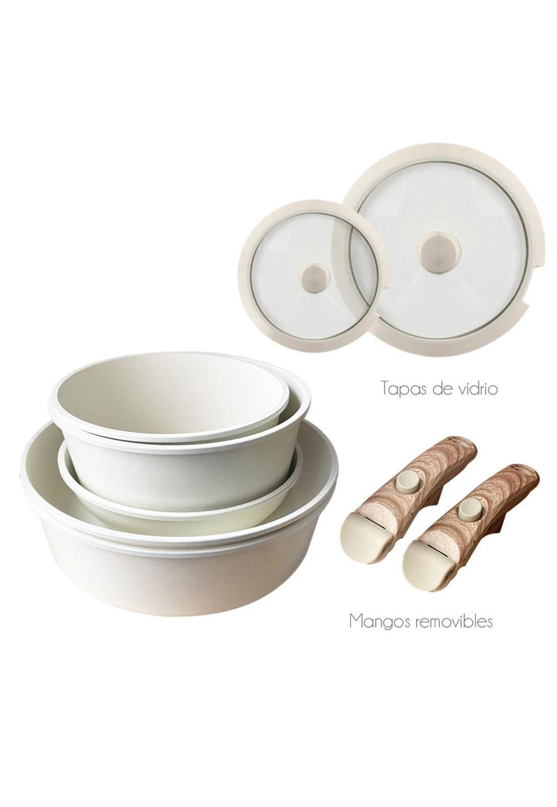 JUEGO DE OLLAS Y SARTENES CON MANGO DESMONTABLE-1