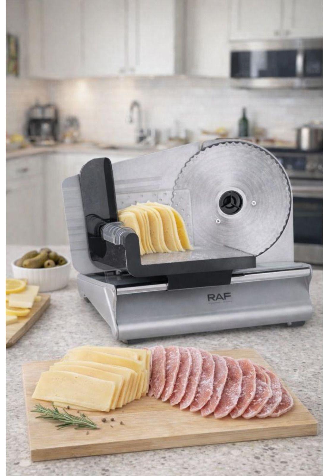 Cortadora de Fiambre Eléctrica Rebanadora Jamón Queso Carne-3