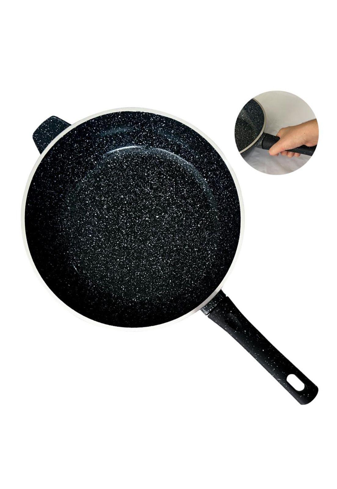 Juego de Ollas 12 Piezas Granito Royal Dessine color Negro-3