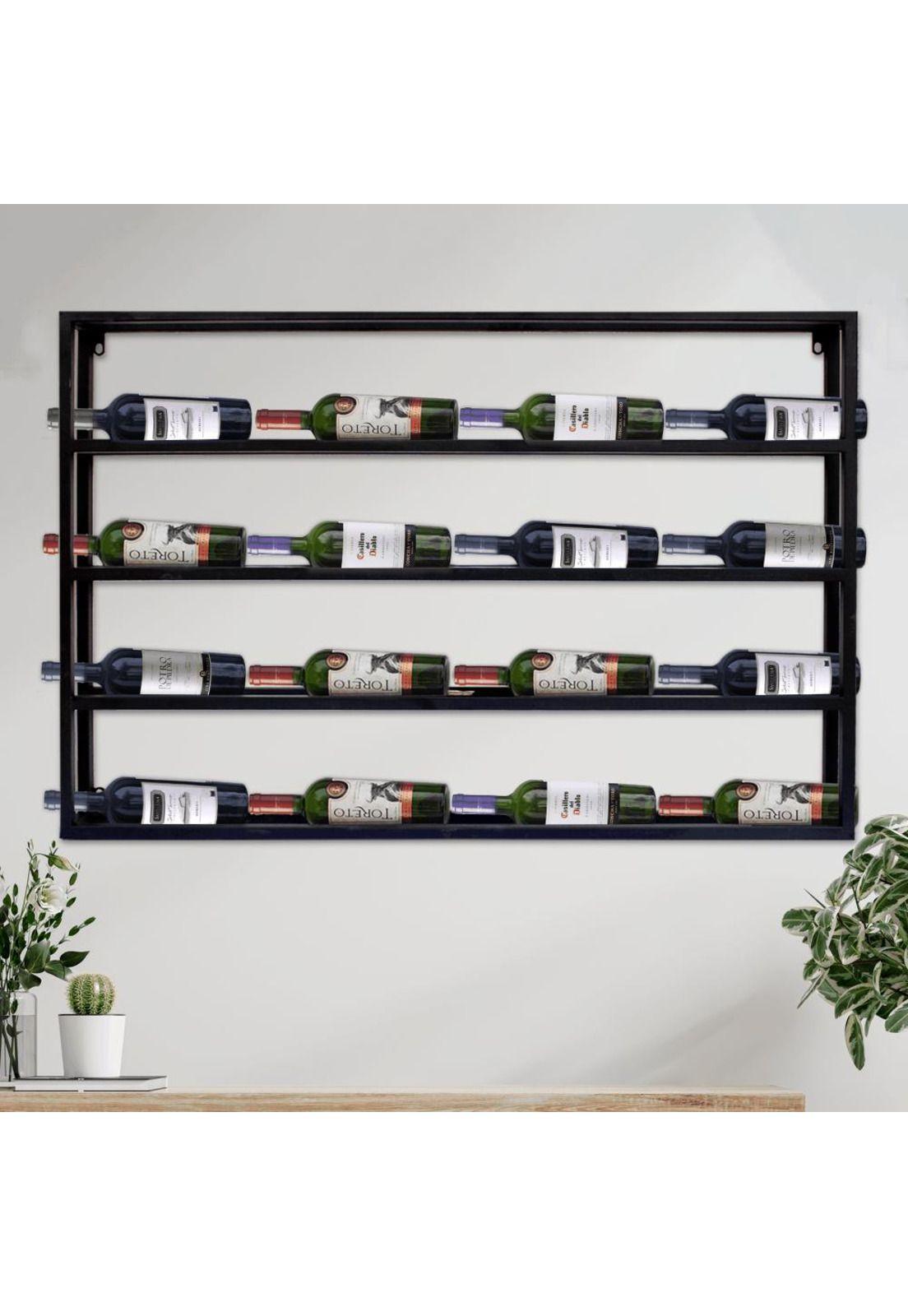 Cava de Vinos Botellero Decorativa Organizador-2