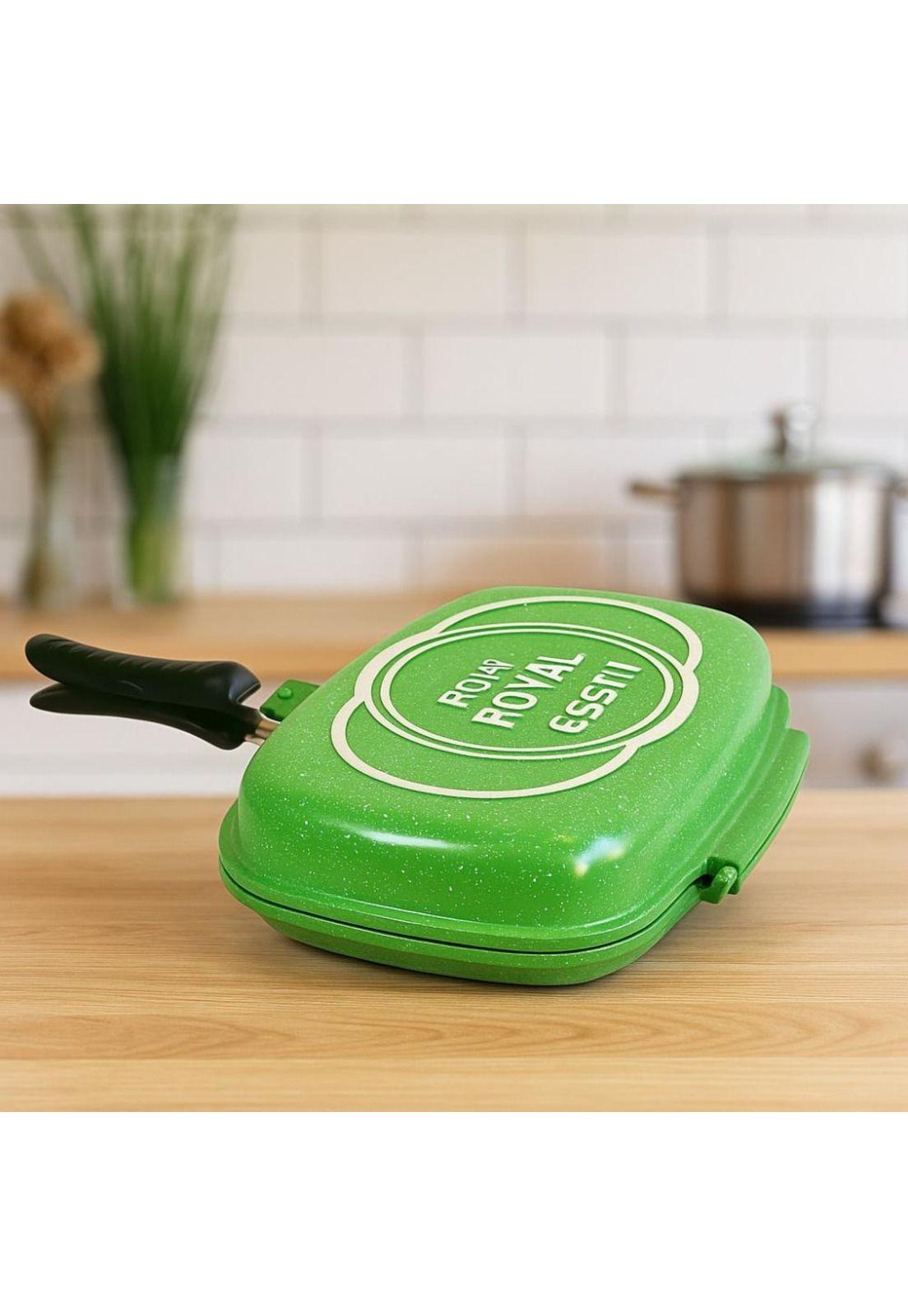 Juego de Ollas Granito 23 piezas Bateria de Cocina Verde-6