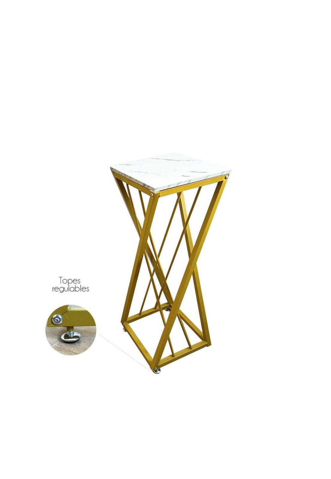 Mesa Lateral Decorativa Moderna – Soporte Plantas Decoración-0