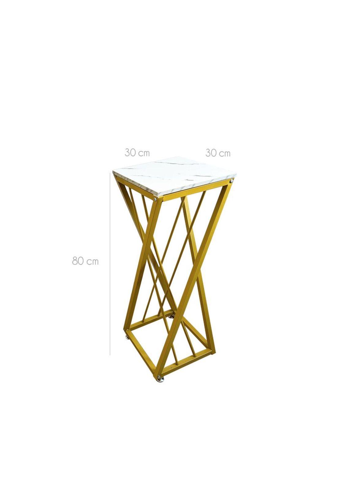 Mesa Lateral Decorativa Moderna – Soporte Plantas Decoración-2