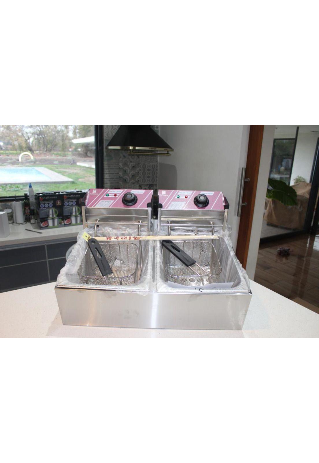 Freidora Industrial Eléctrica Doble 12 L-2