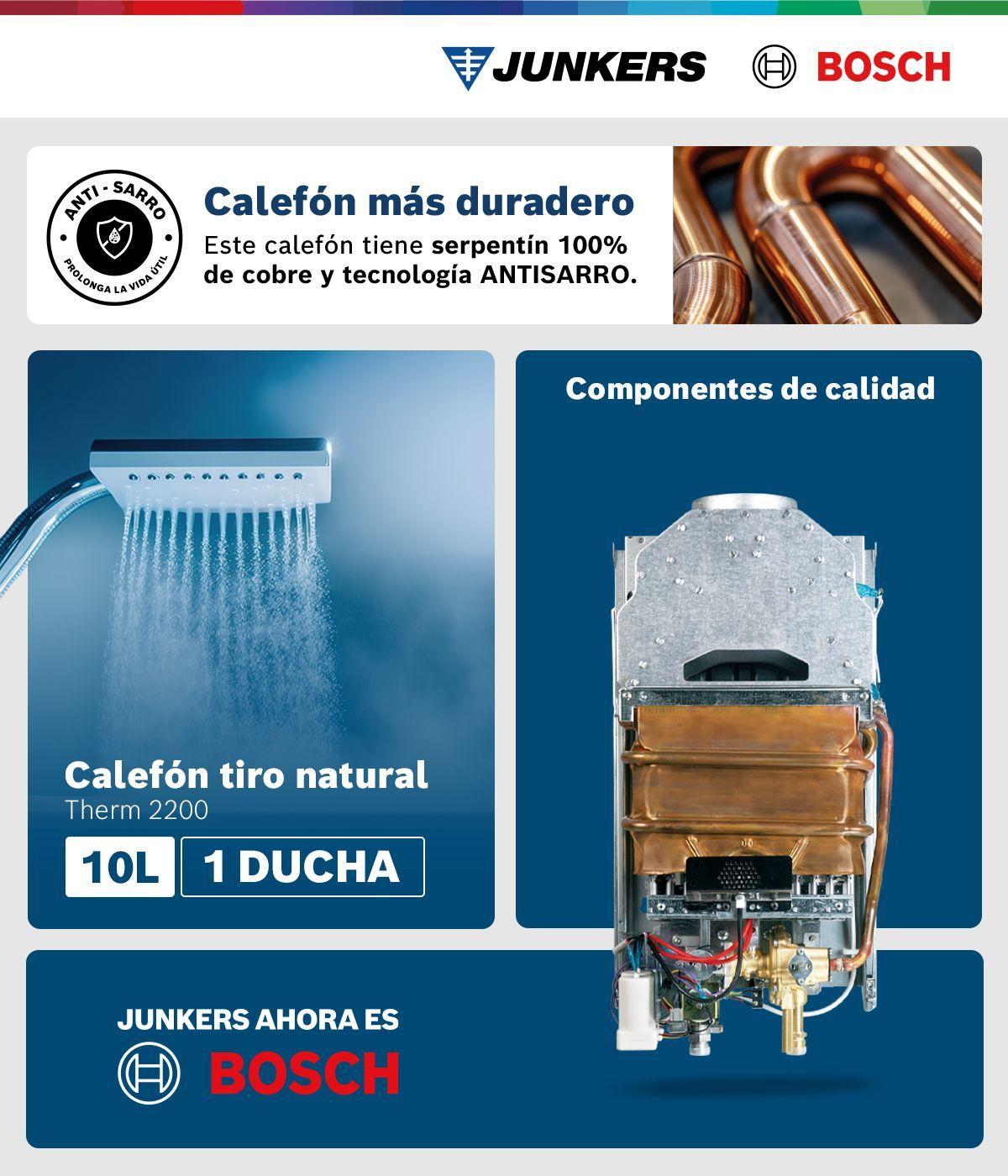 Calefón ionizado 10 litros gas natural Therm 2200  -4
