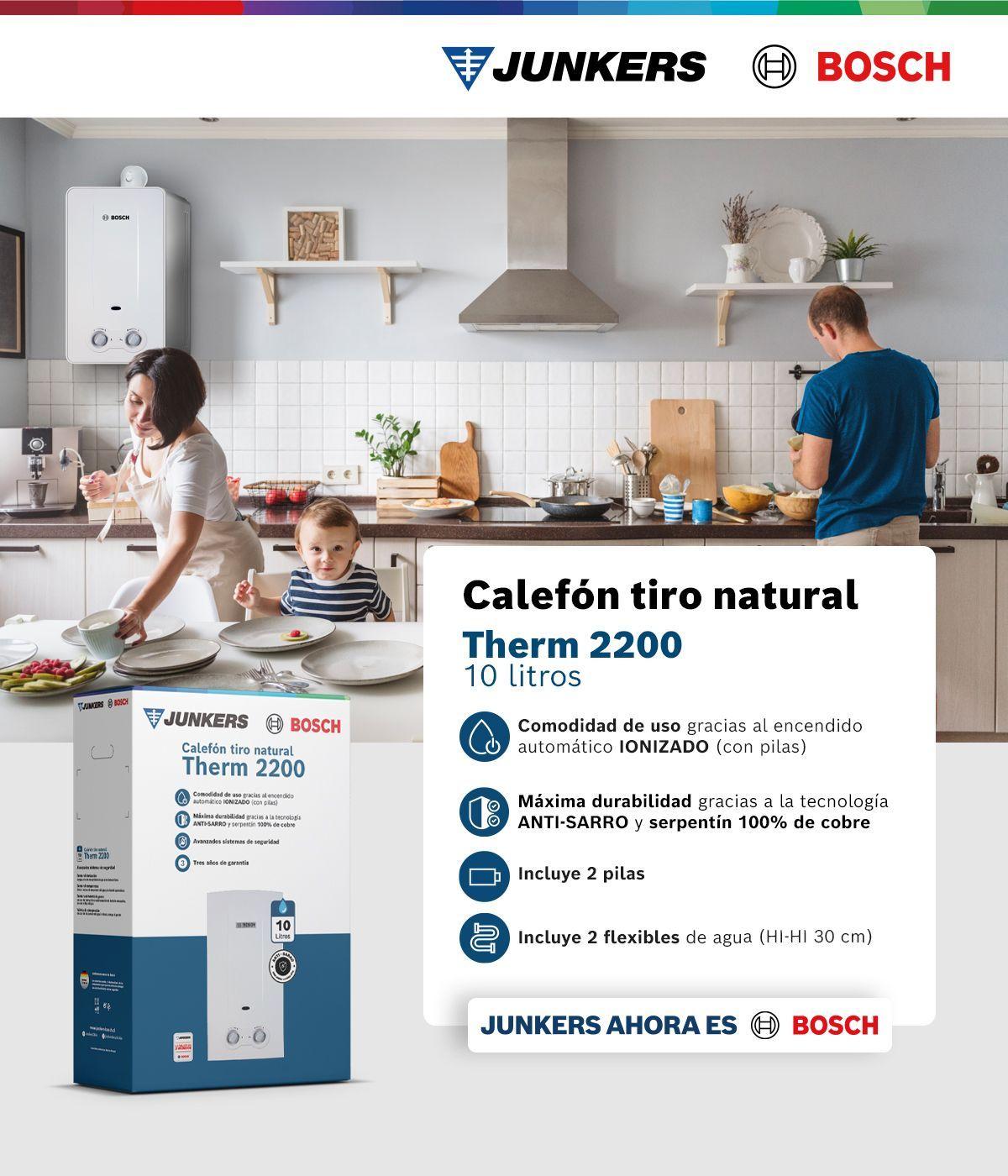 Calefón ionizado 10 litros gas natural Therm 2200  -5
