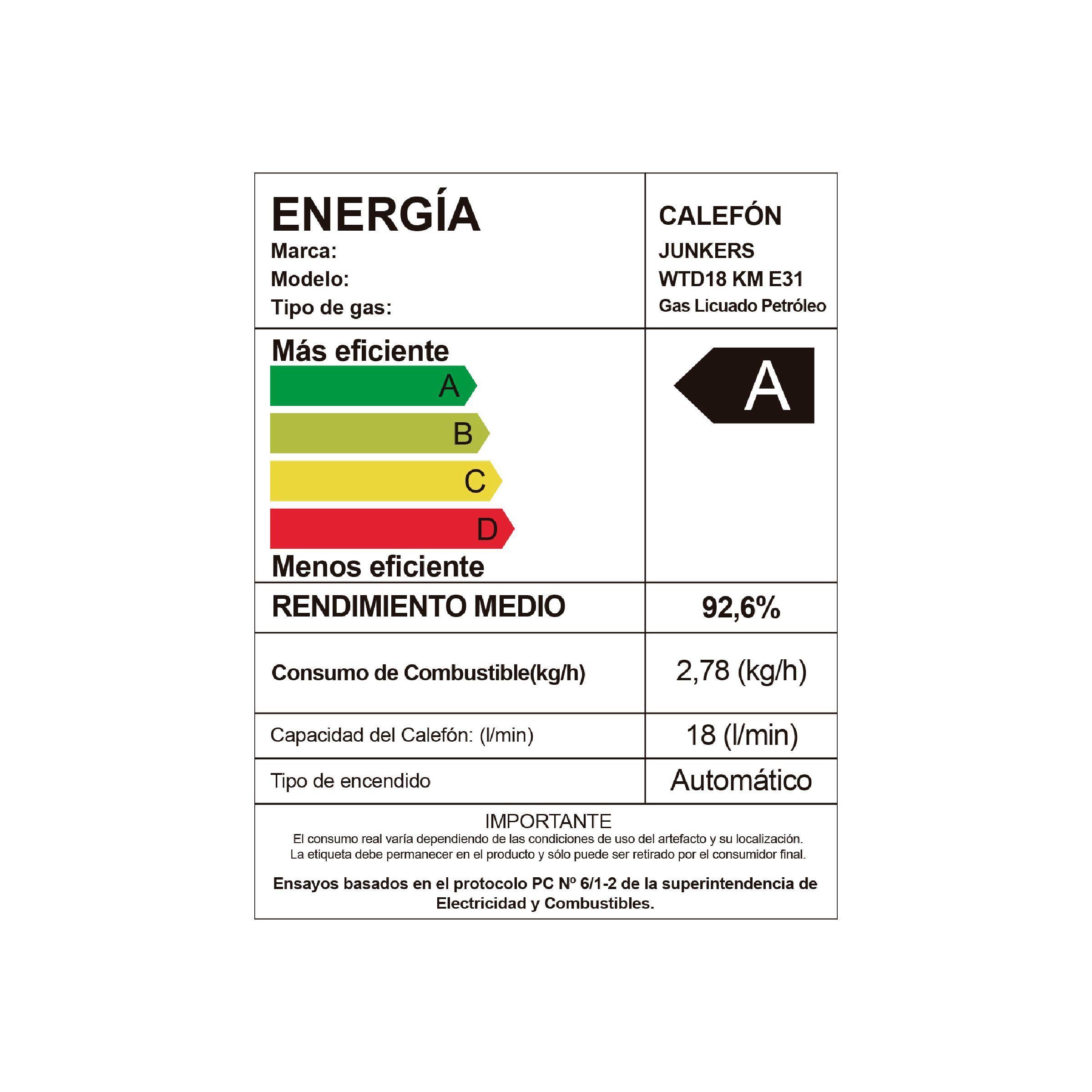 Calefón tiro forzado 18 litros gas licuado HydroWind-Plus-5