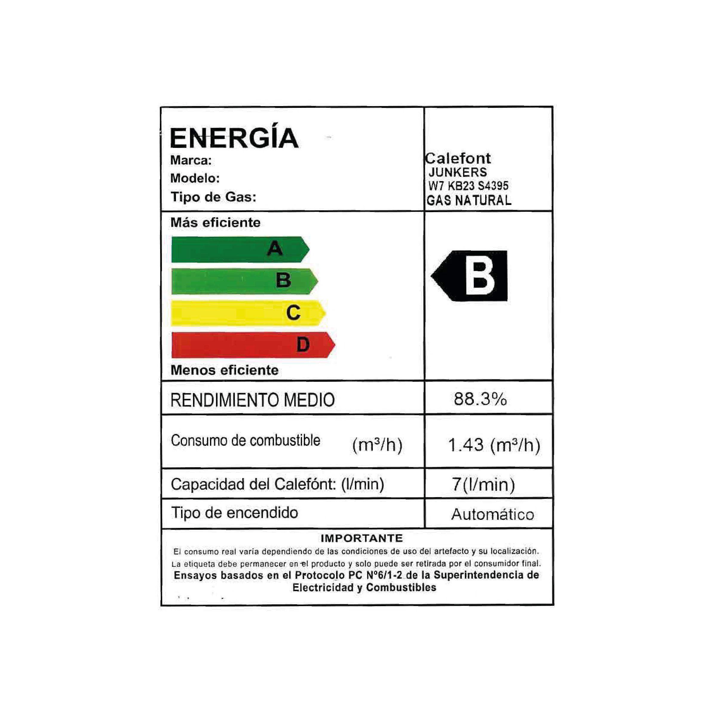 Calefón ionizado 7 litros gas natural HydroSense-5