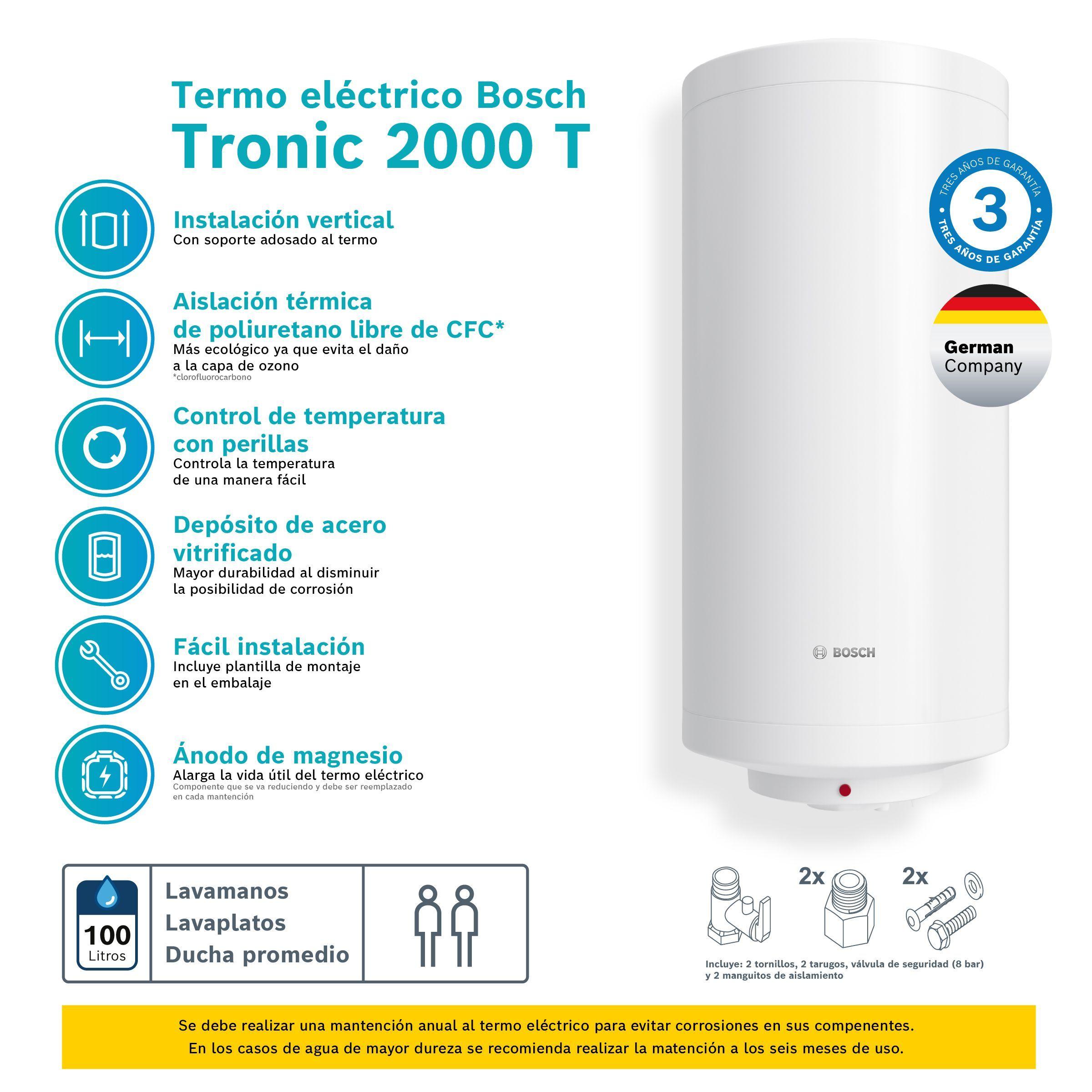 Termo eléctrico 100 litros TR2000T-2