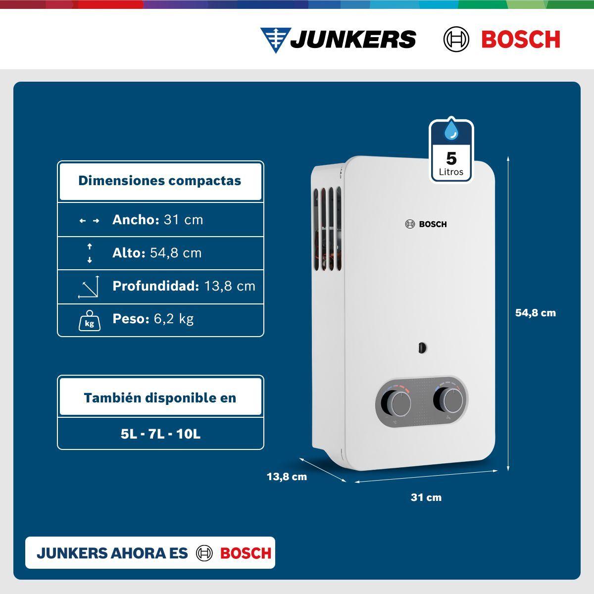 Calefón ionizado 5 litros gas licuado Therm 1500-5