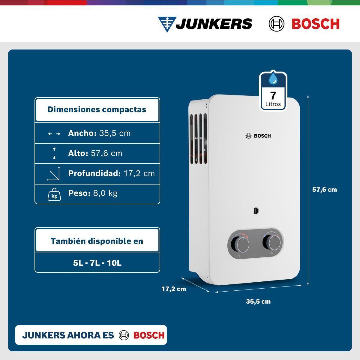 Calefón ionizado 7 litros gas licuado Therm 1500-2