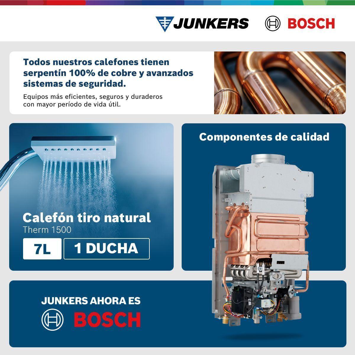 Calefón ionizado 7 litros gas licuado Therm 1500-4