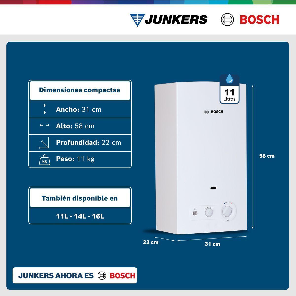 Calefón ionizado 11 litros gas licuado Therm 4200-2
