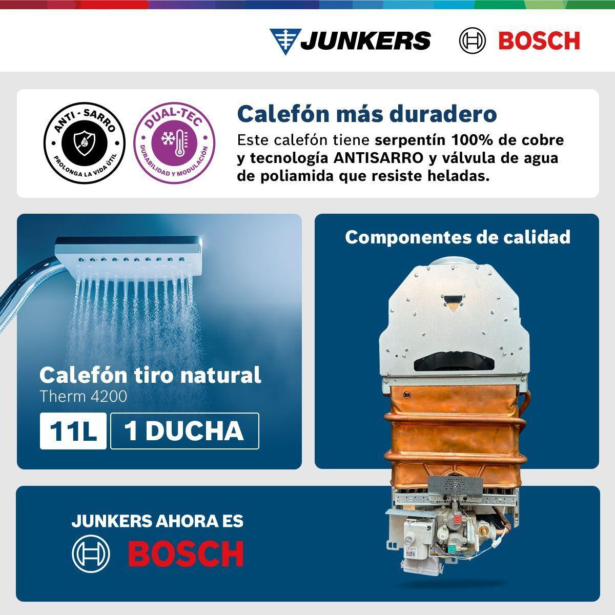 Calefón ionizado 11 litros gas licuado Therm 4200-3