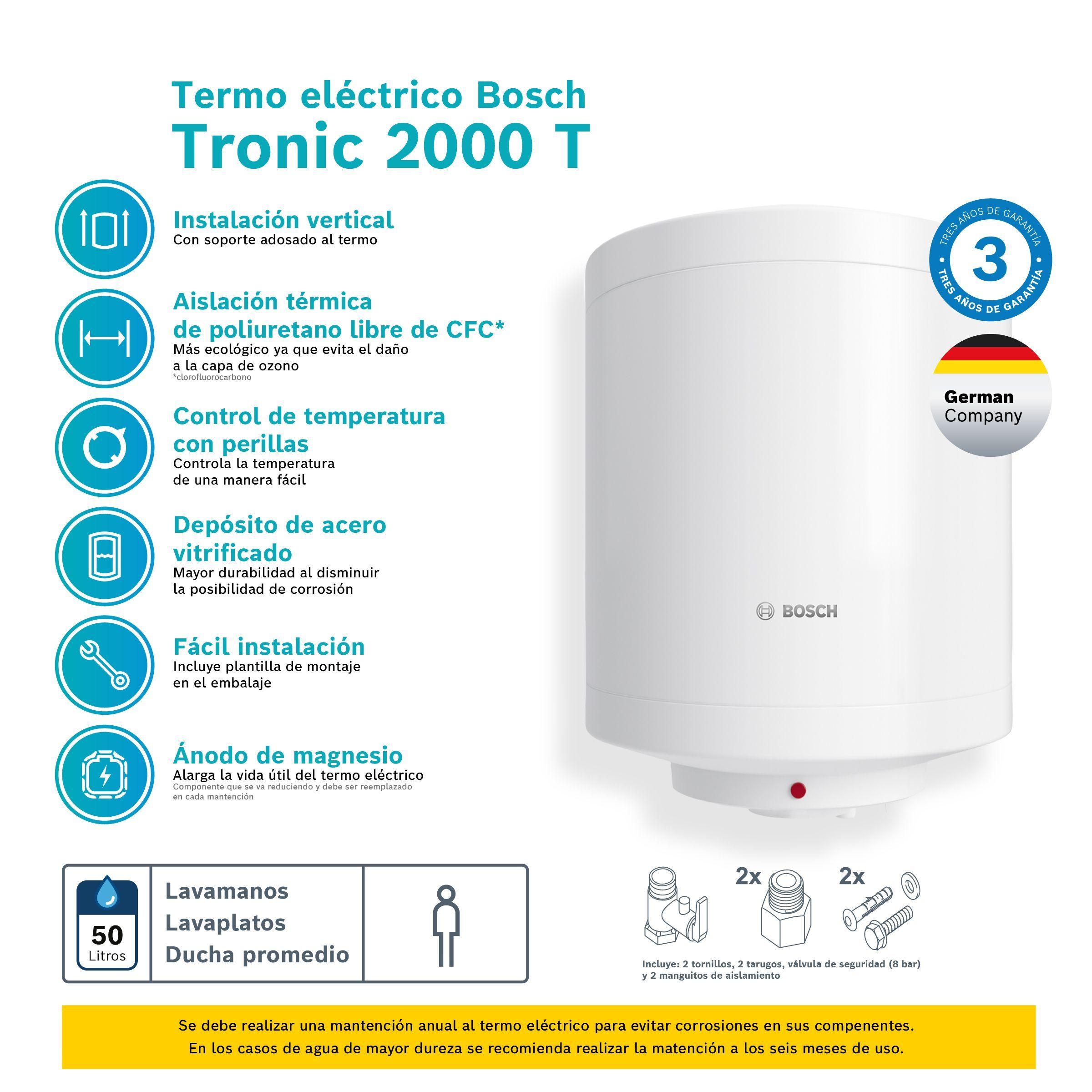Termo eléctrico 50 litros TR2000T-2