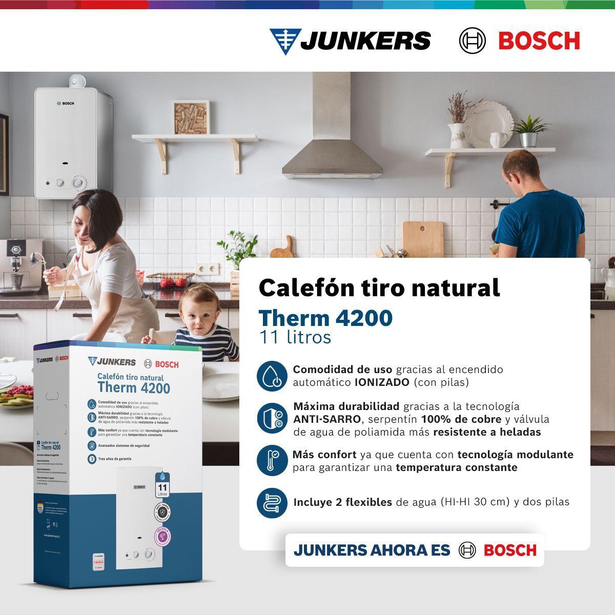 Calefón ionizado 11 litros gas natural Therm 4200-4