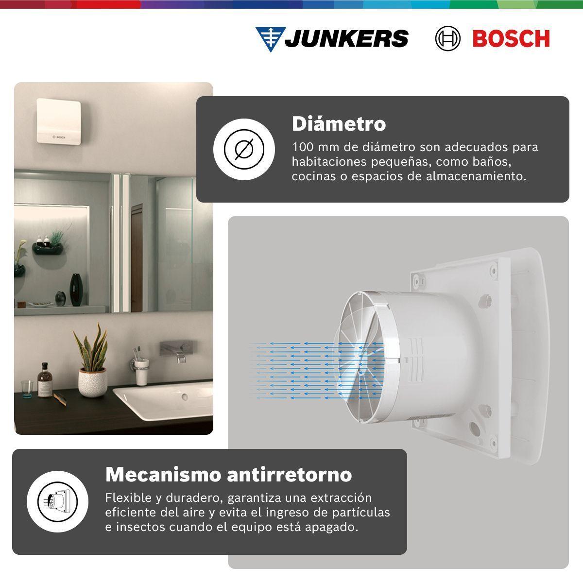 Extractor de aire Bosch FAN 1500 DH W-2