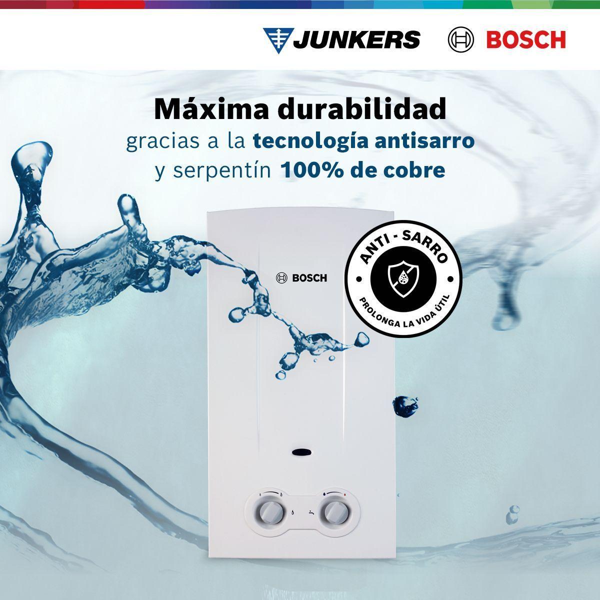 Calefont 13 Litros Gas Licuado Tiro Natural Junkers Bosch Therm 2200-6