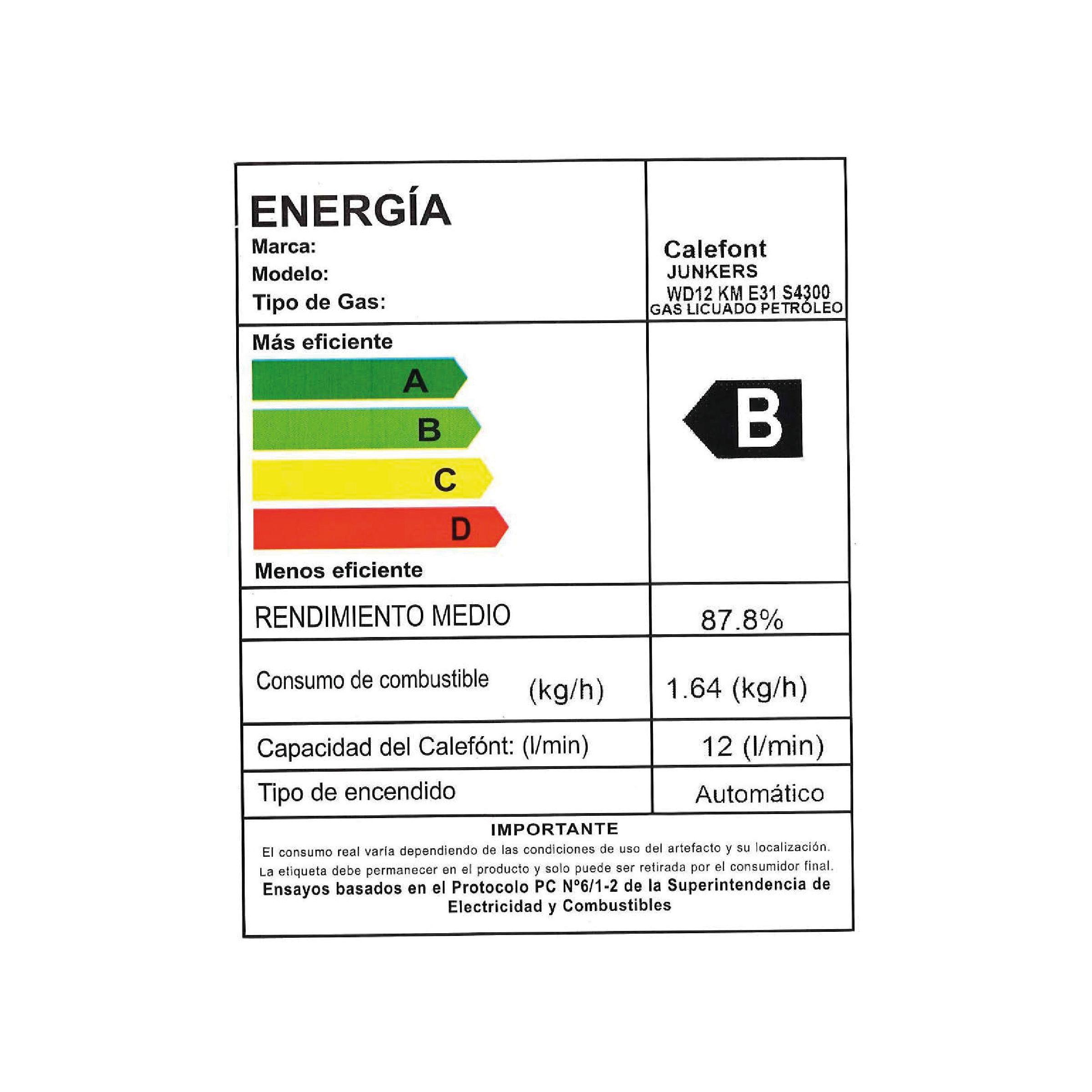 Calefon tiro forzado 12 litros gas licuado HydroWind-Easy-5