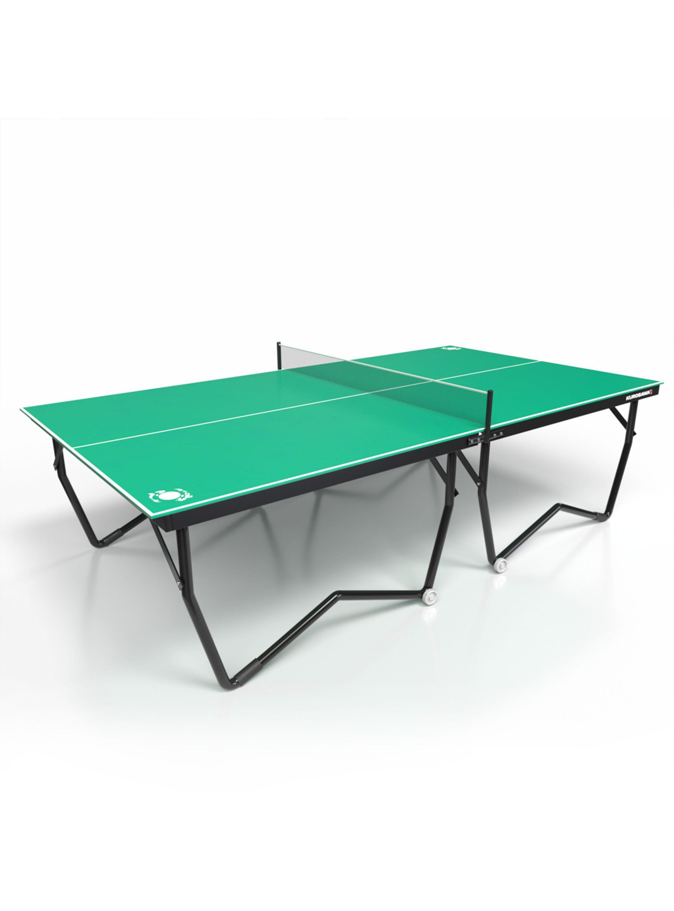Mesa De Ping Pong Plegable Kurosawa Asagi Verde-0