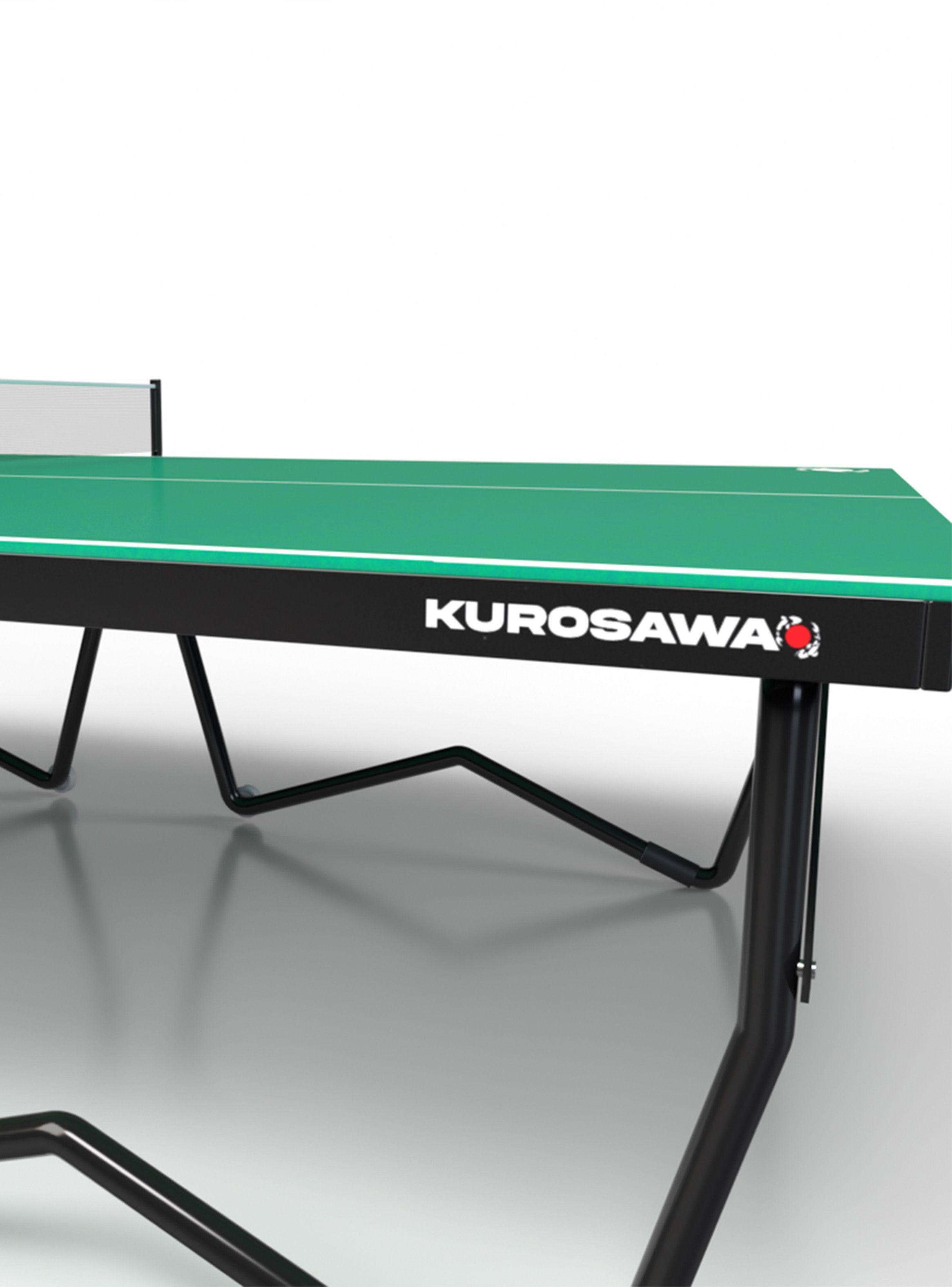 Mesa De Ping Pong Plegable Kurosawa Asagi Verde-1