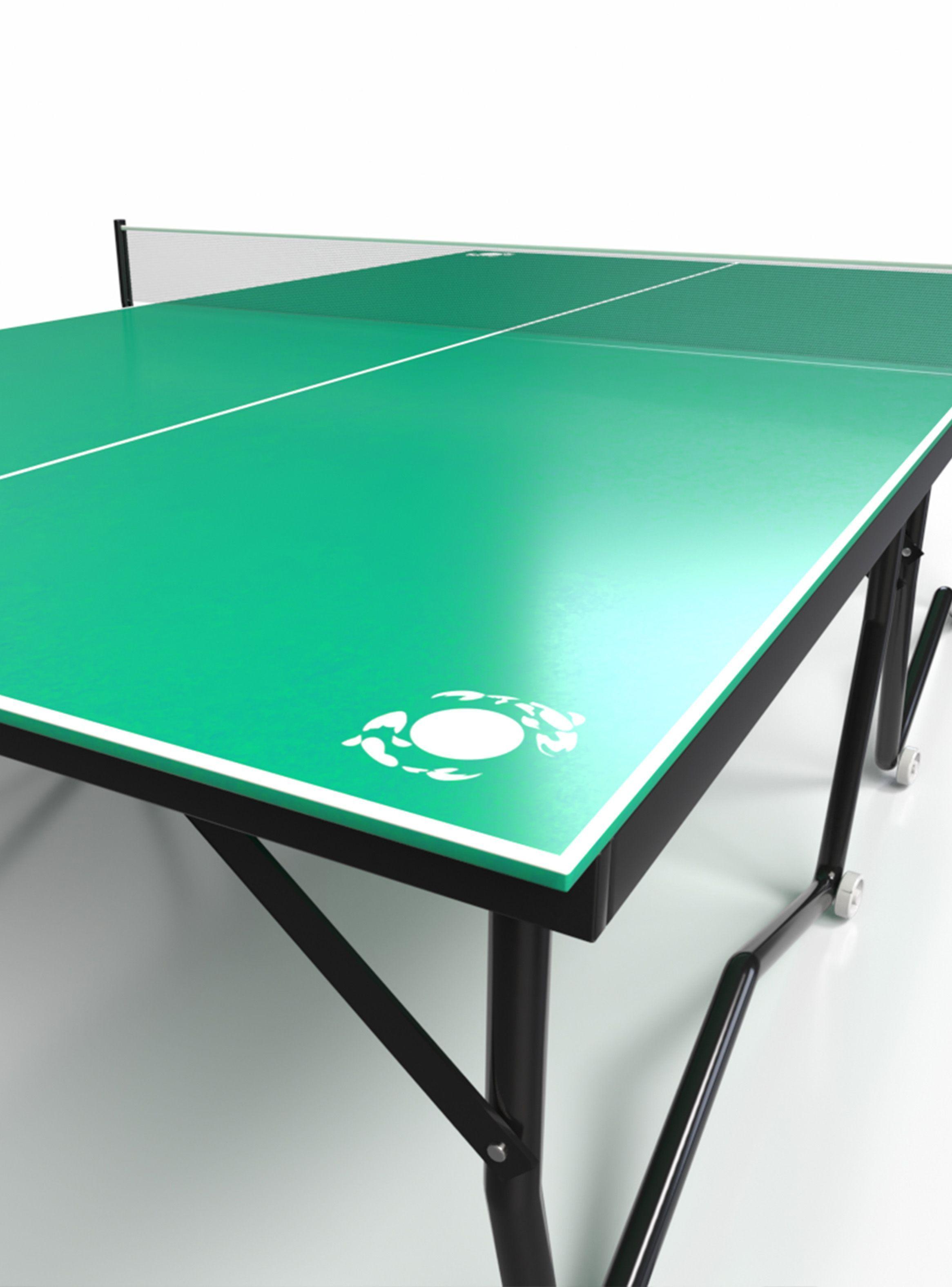 Mesa De Ping Pong Plegable Kurosawa Asagi Verde-3