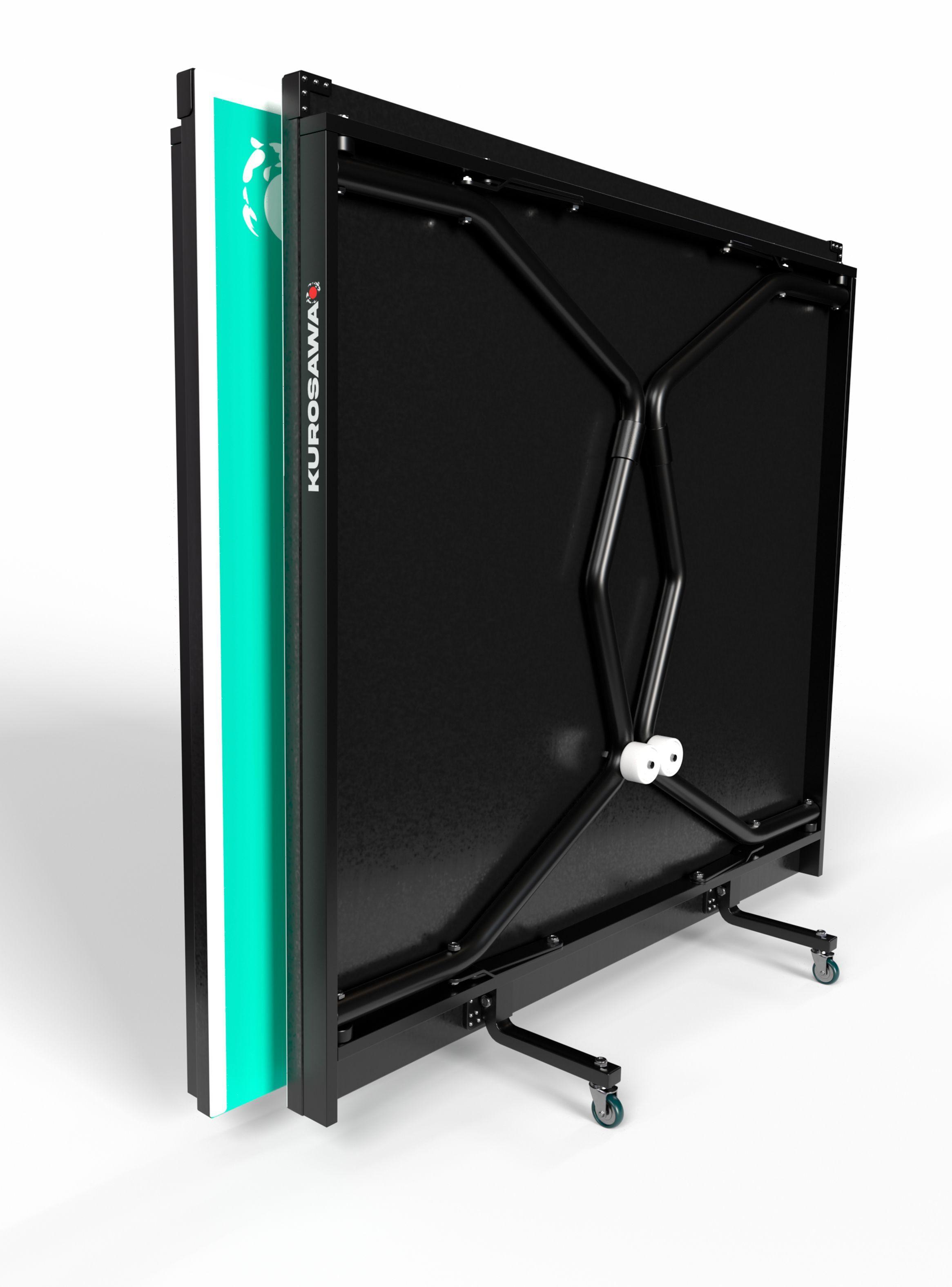 Mesa De Ping Pong Plegable Kurosawa Asagi Verde-2