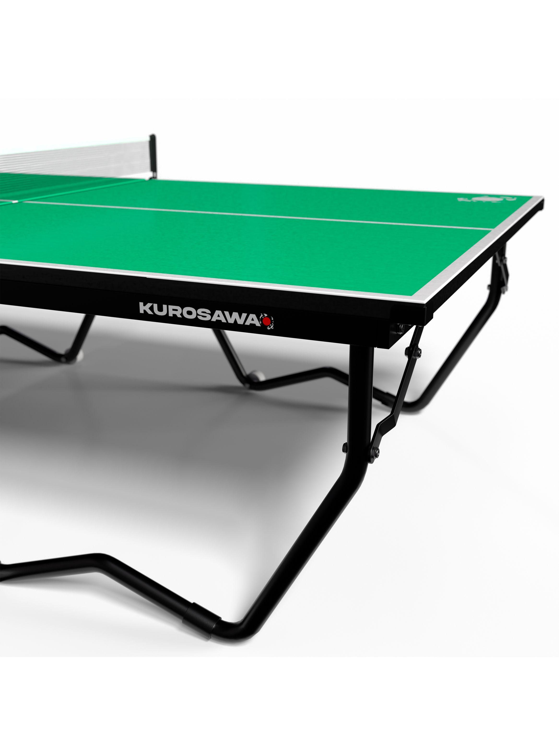 Mesa De Ping Pong Plegable Kurosawa Asagi Verde-4