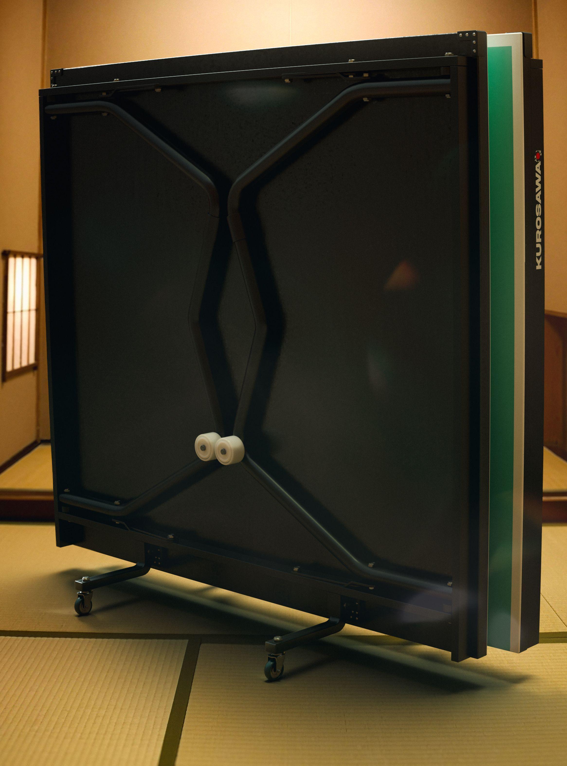 Mesa De Ping Pong Plegable Kurosawa Asagi Verde-7