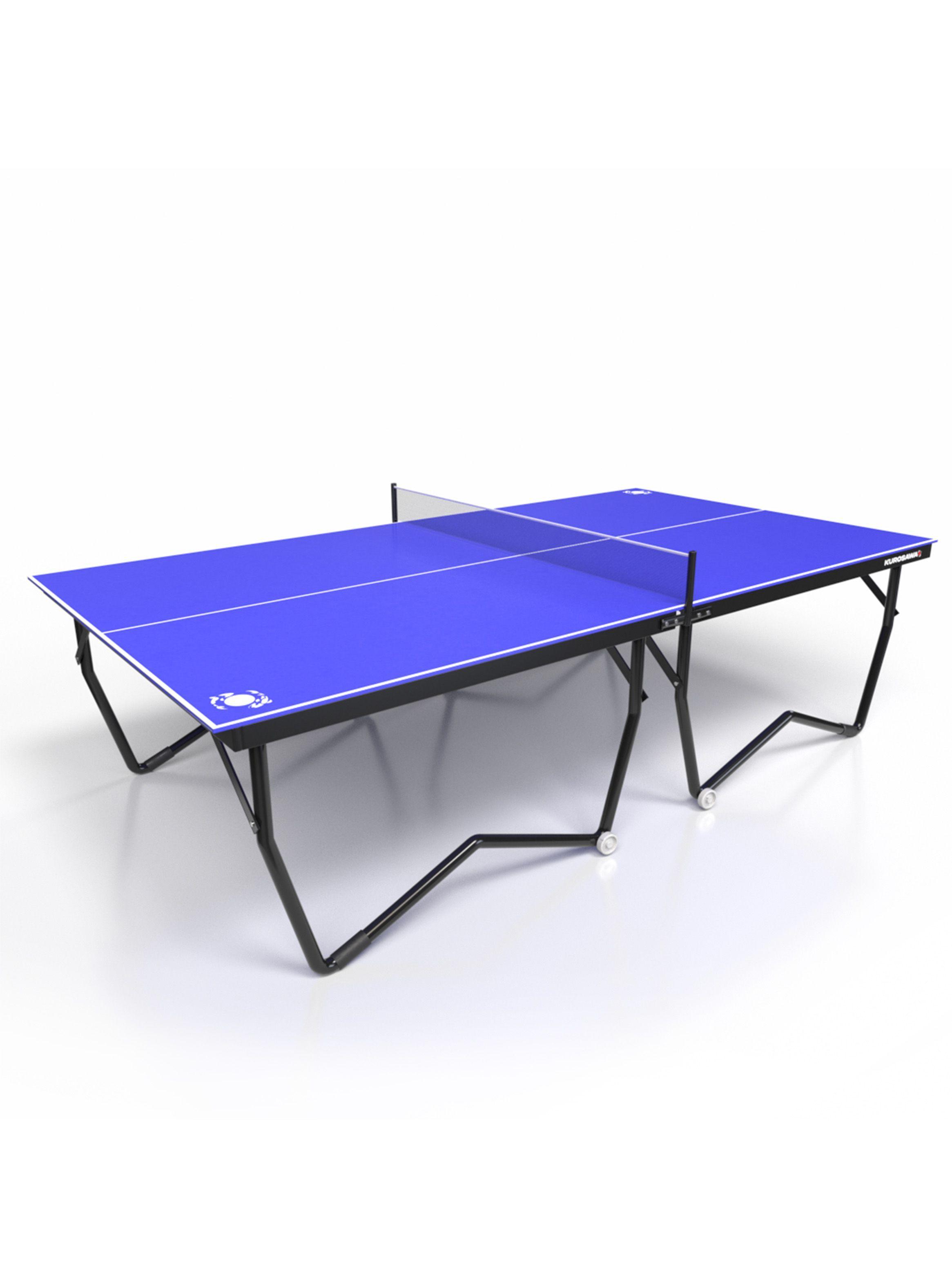 Mesa De Ping Pong Plegable Kurosawa Asagi Azul-0