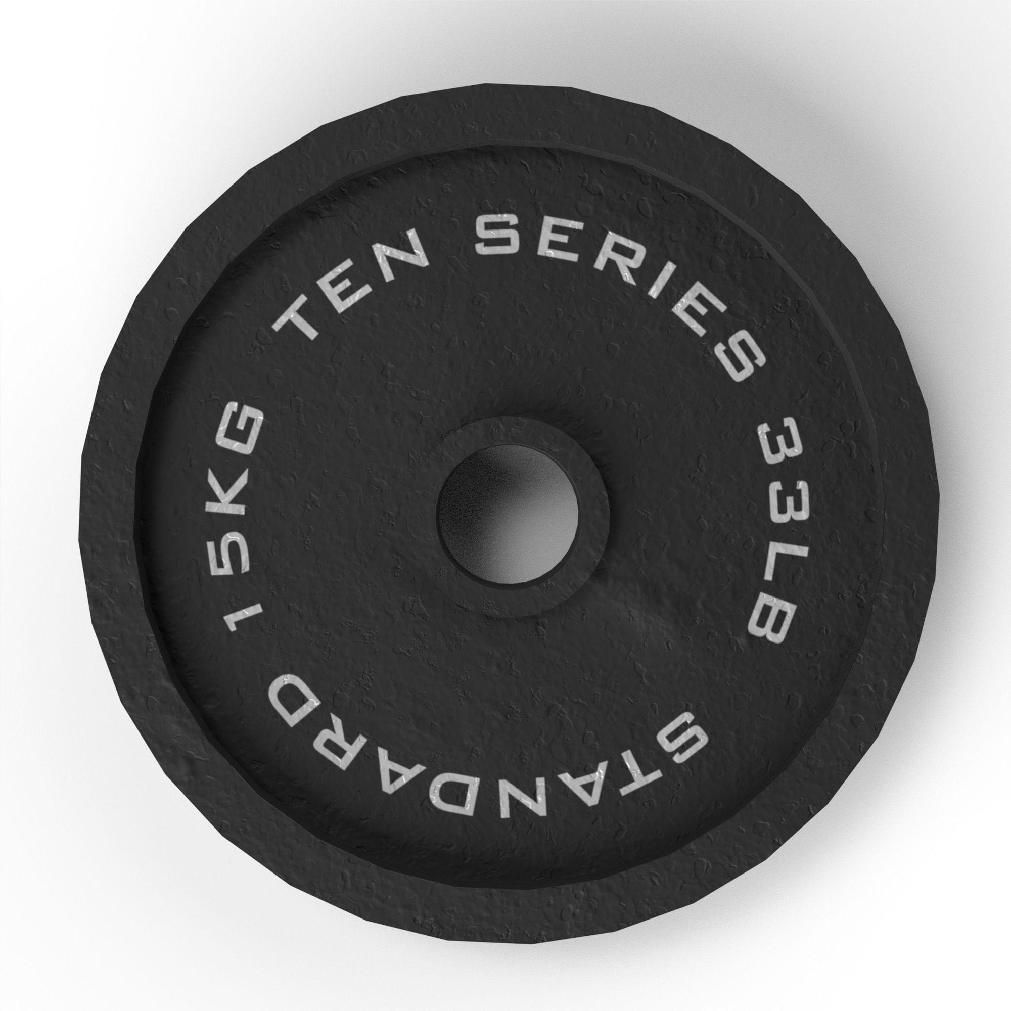 Disco Olimpico Hierro 15 Kg Ten Series-0