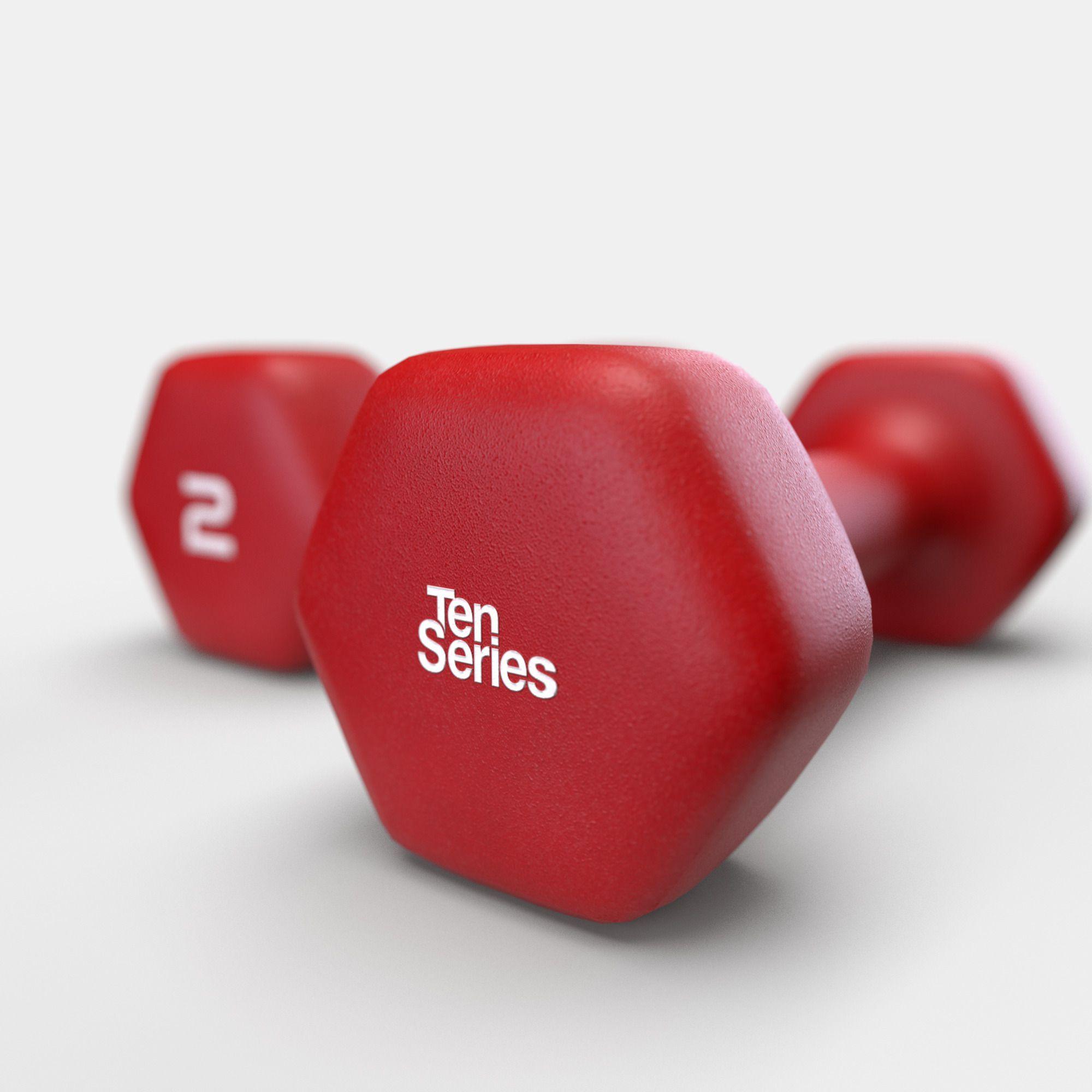 Par Mancuernas Neoprene 2 Kg Ten Series-2