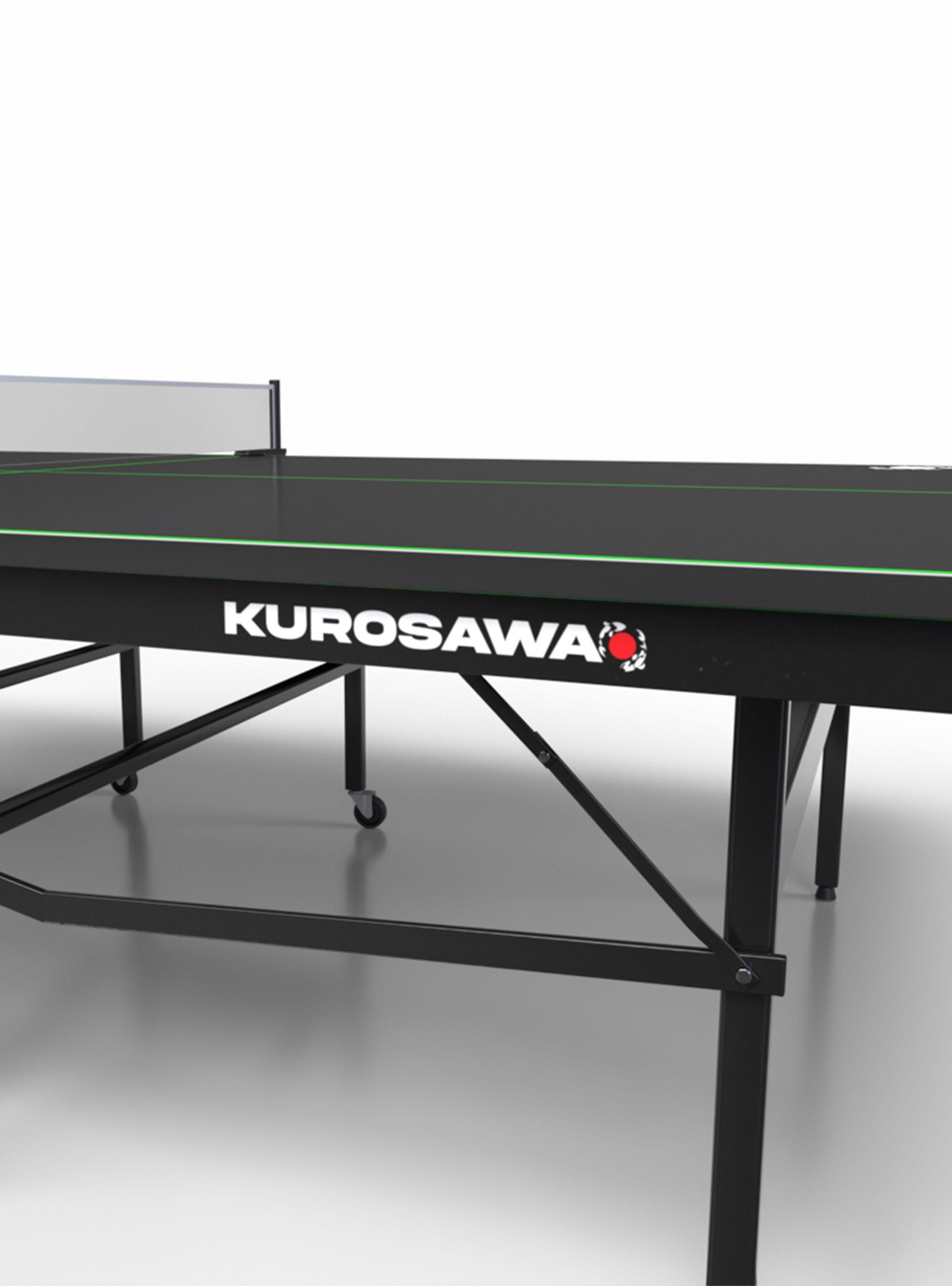 Mesa De Ping Pong Plegable Kurosawa Kohaku Negro-2