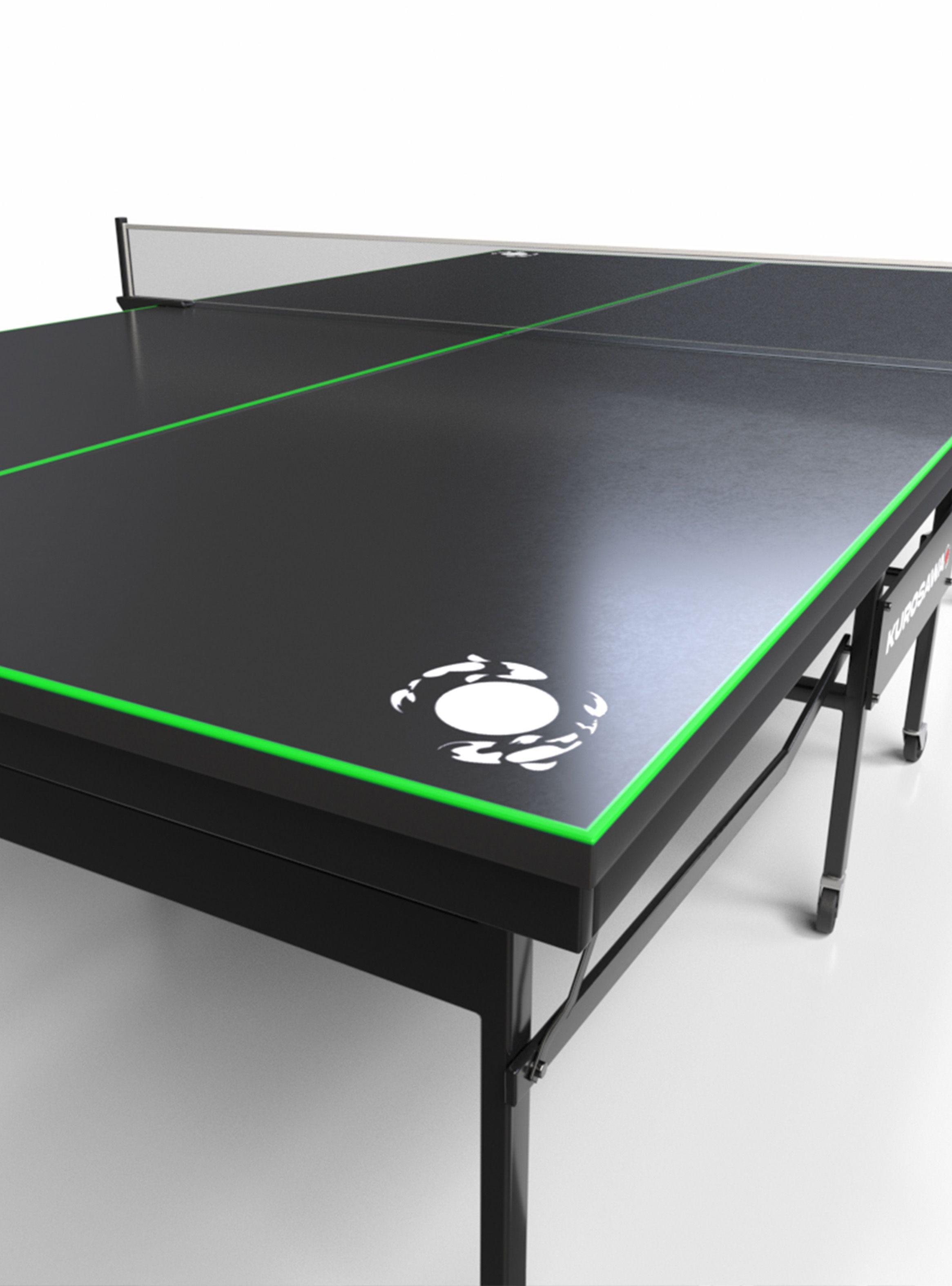 Mesa De Ping Pong Plegable Kurosawa Kohaku Negro-4