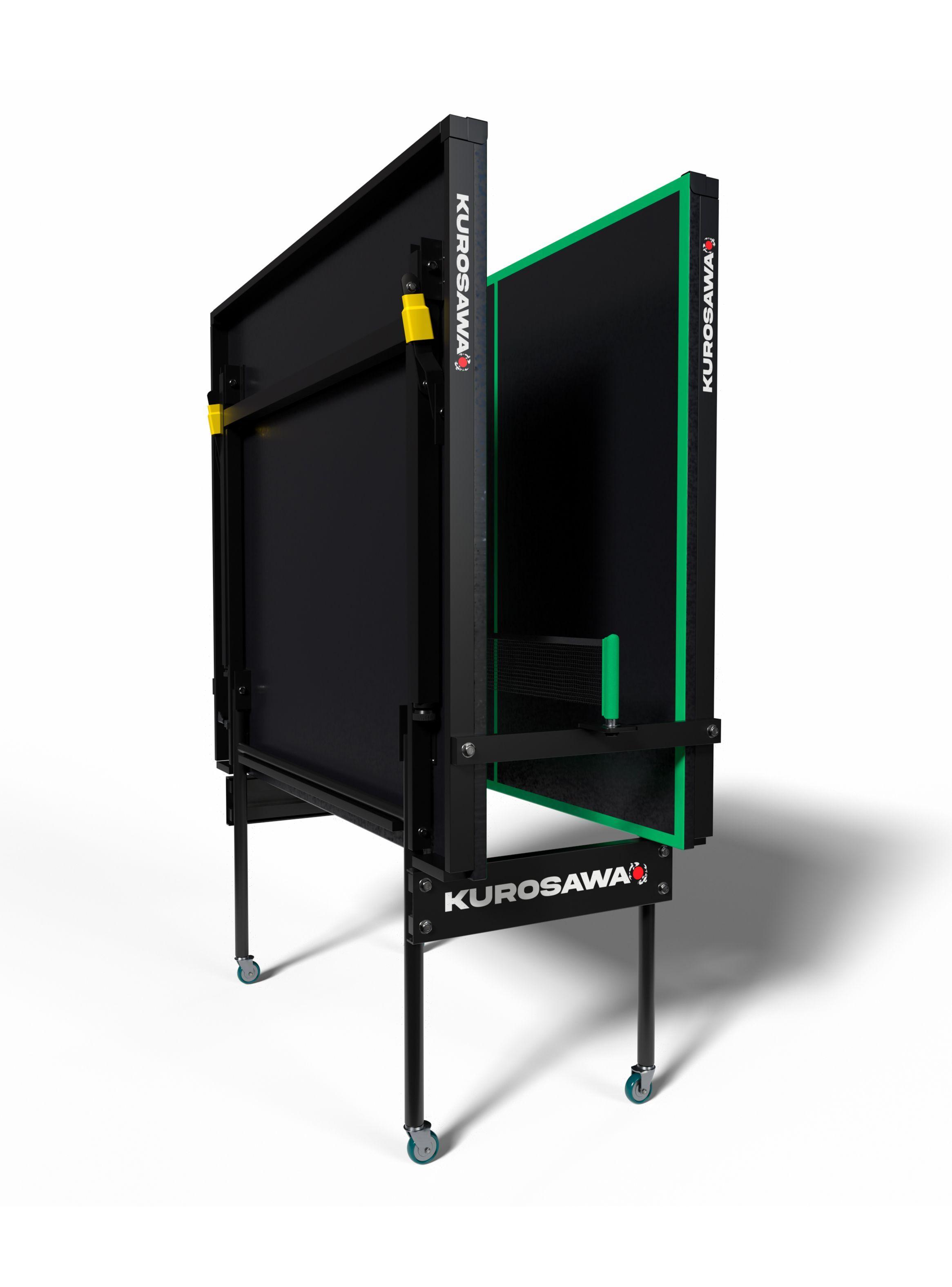 Mesa De Ping Pong Plegable Kurosawa Kohaku Negro-3