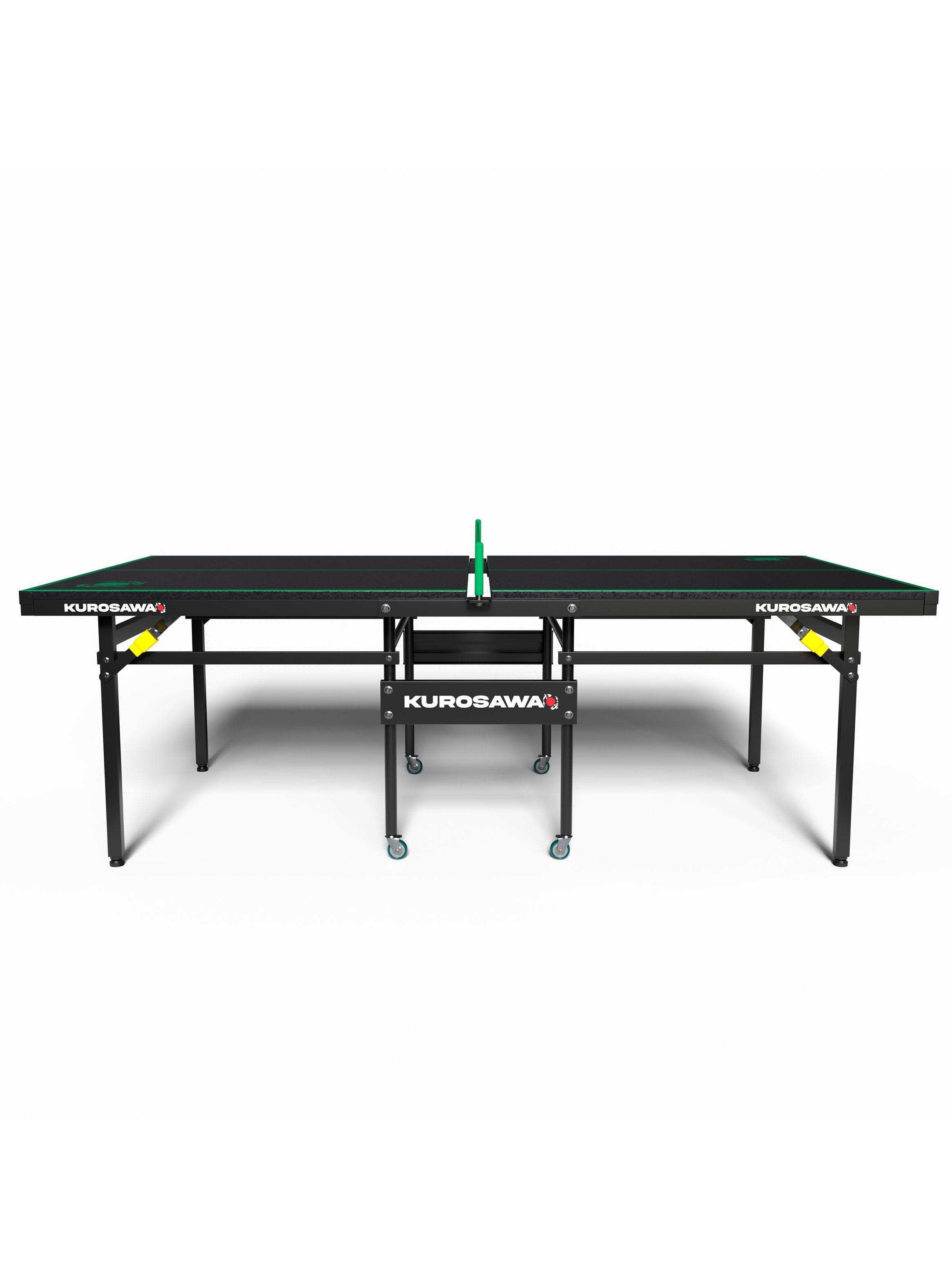 Mesa De Ping Pong Plegable Kurosawa Kohaku Negro-4