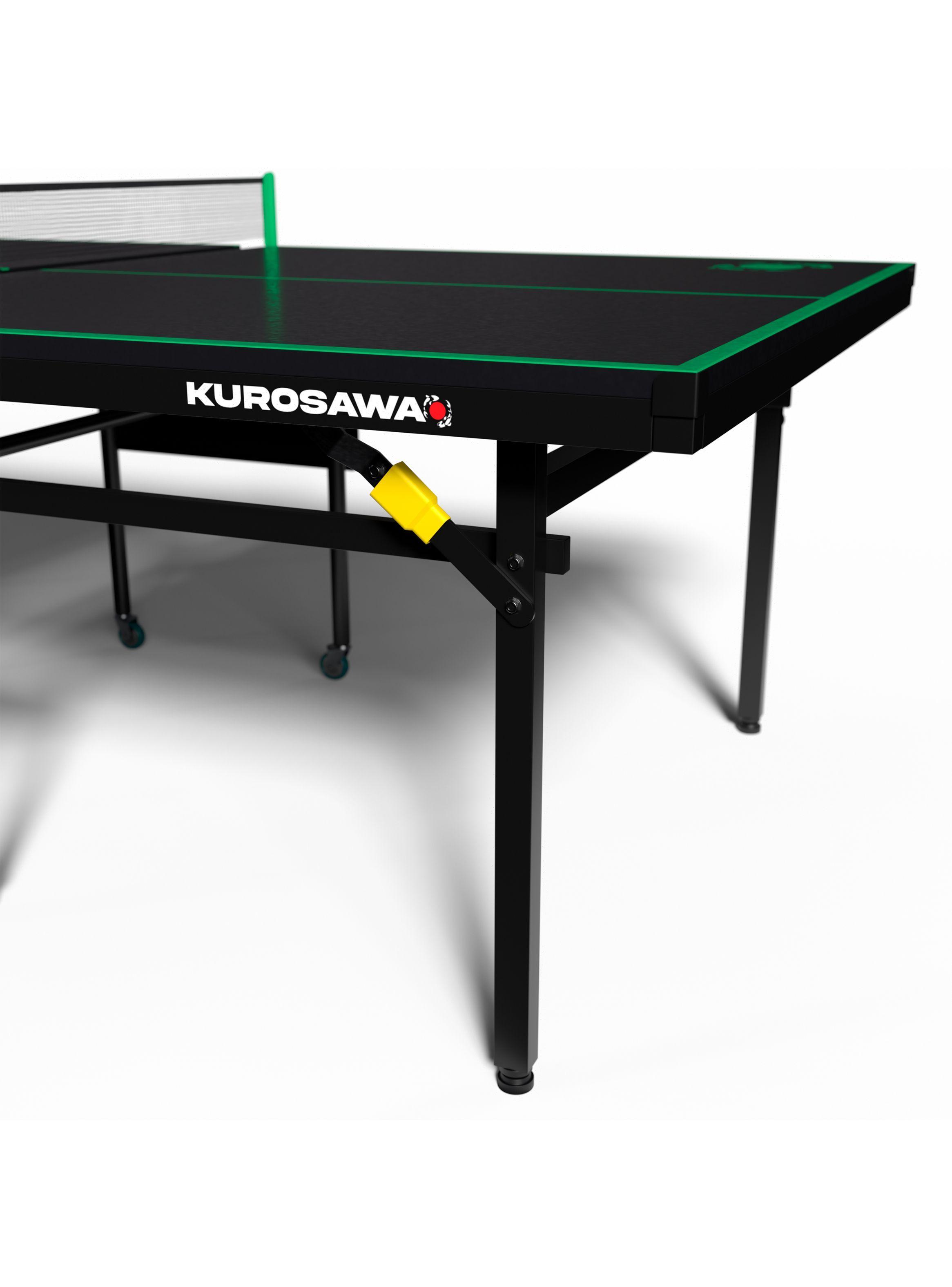 Mesa De Ping Pong Plegable Kurosawa Kohaku Negro-5