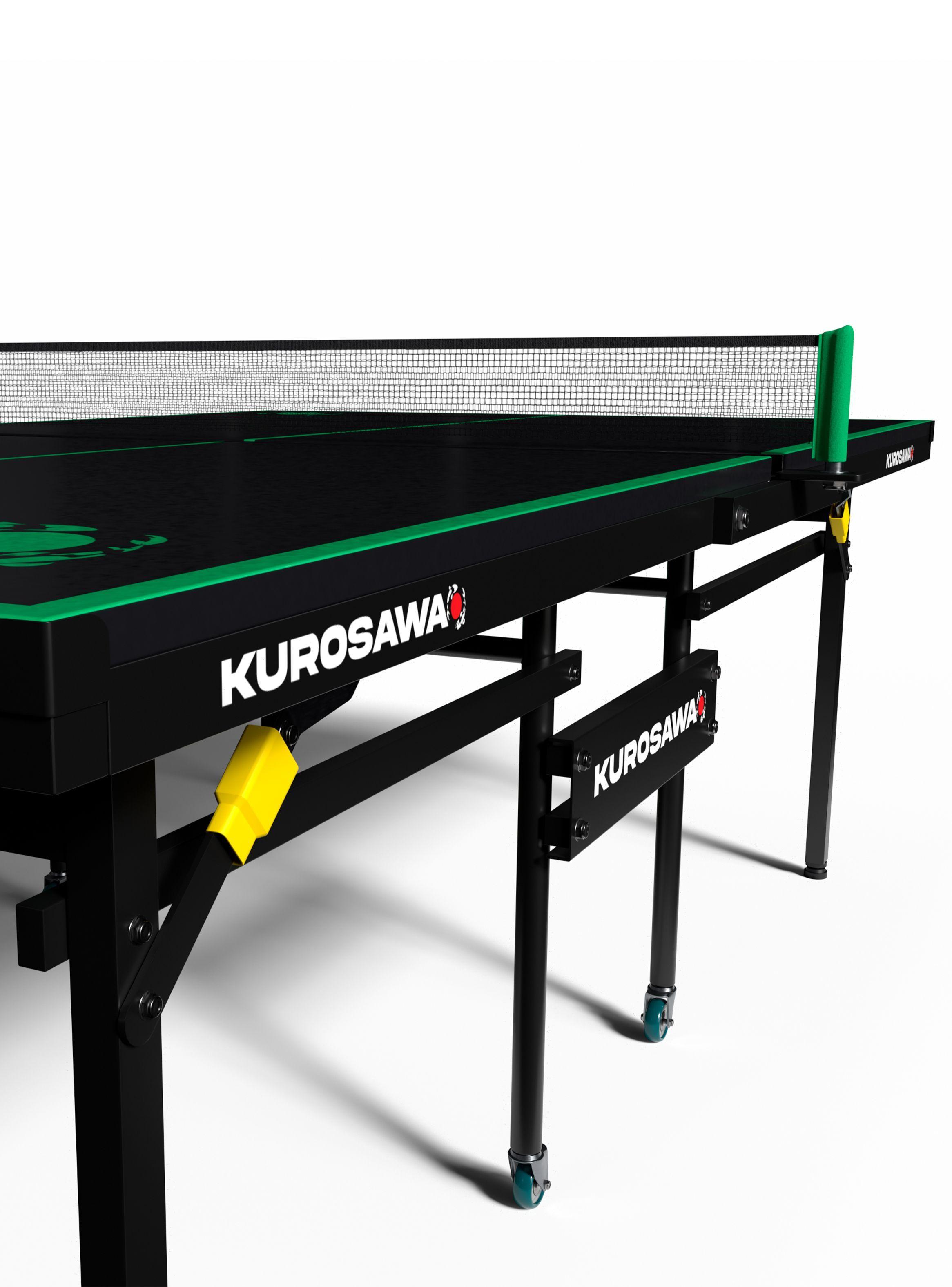 Mesa De Ping Pong Plegable Kurosawa Kohaku Negro-6
