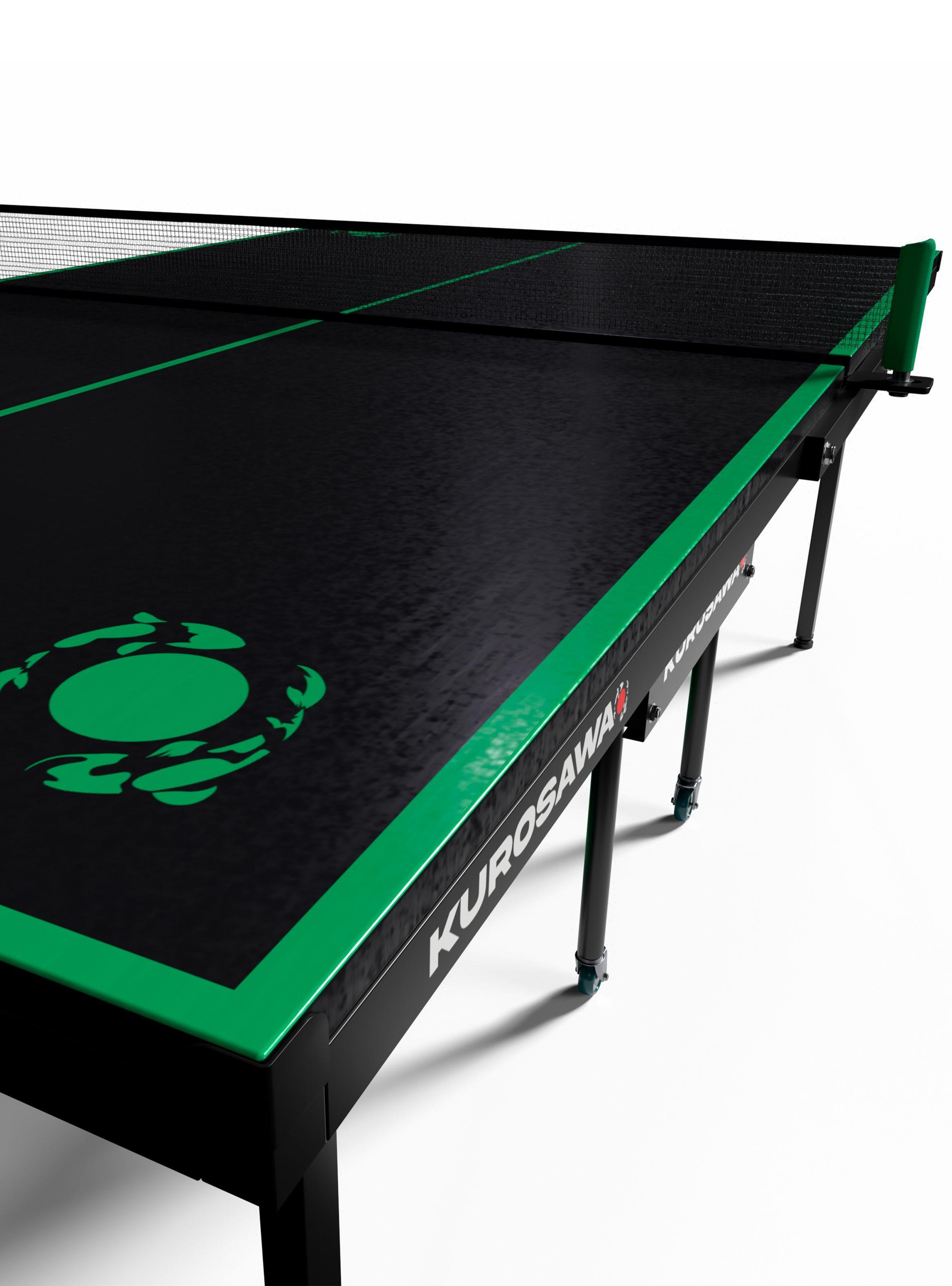 Mesa De Ping Pong Plegable Kurosawa Kohaku Negro-7